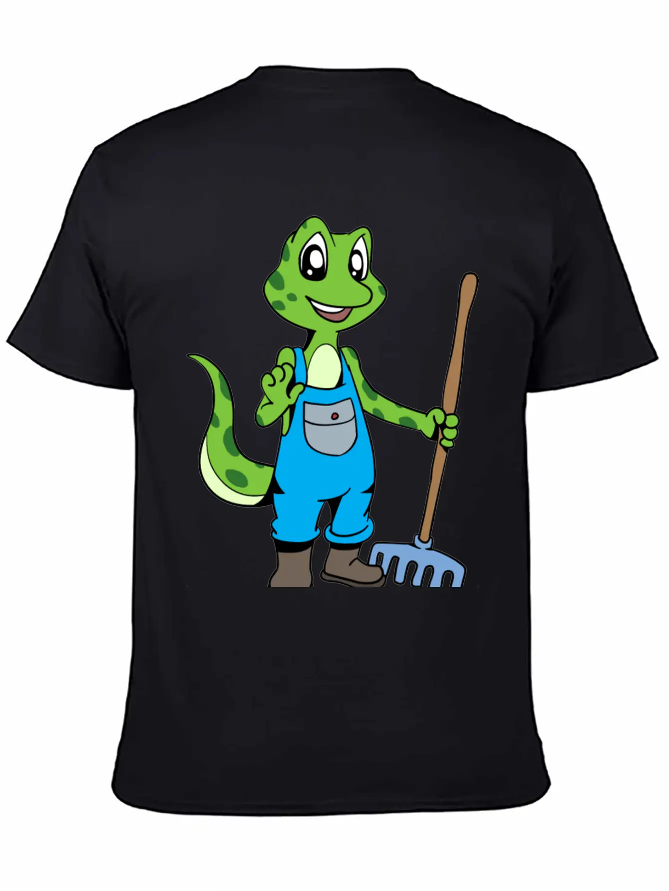 Love To Garden Gardener Gecko Timeless Short Sleeve Tee – Comfy And Minimalist Design