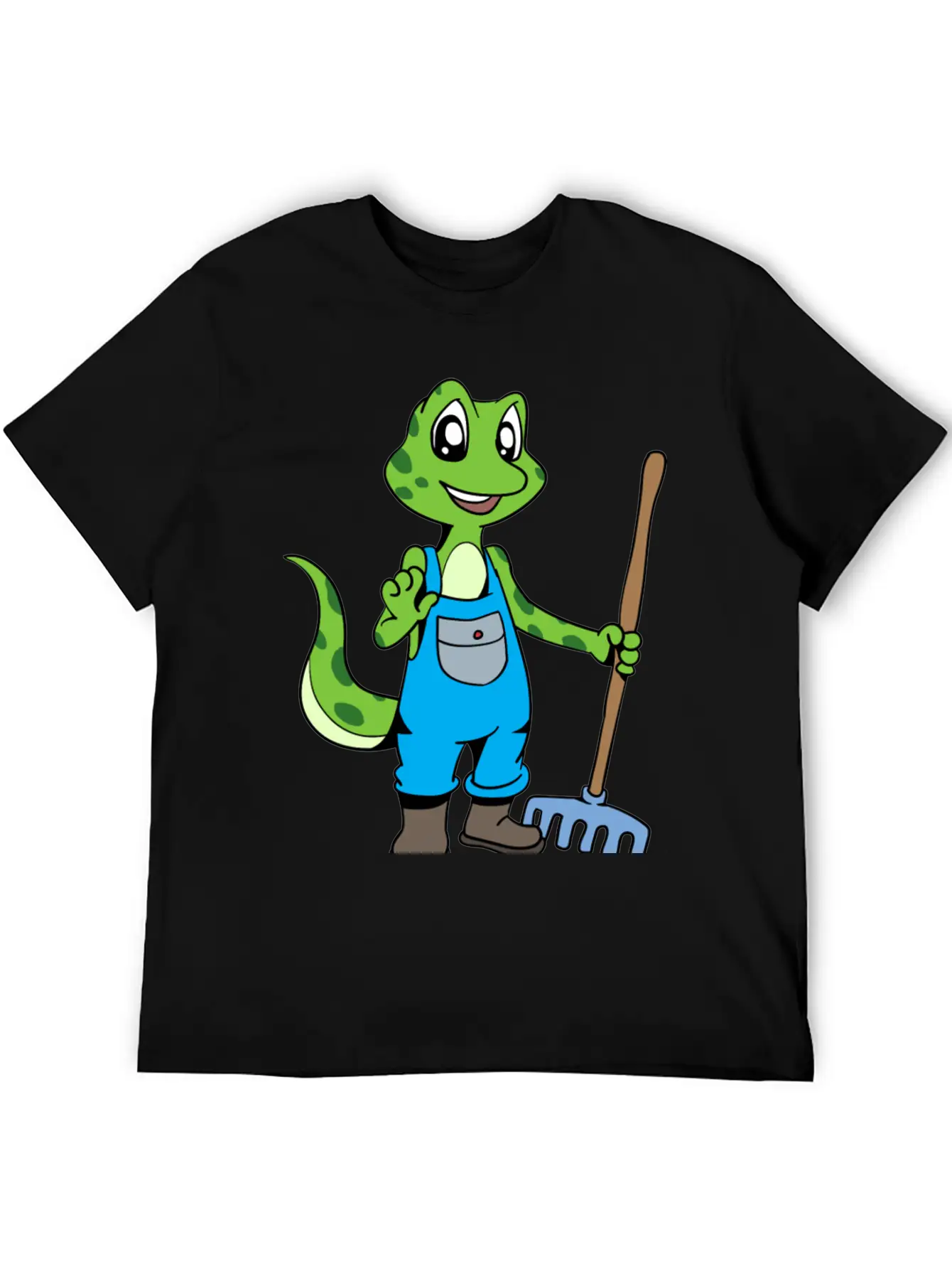 Love To Garden Gardener Gecko Timeless Short Sleeve Tee – Comfy And Minimalist Design