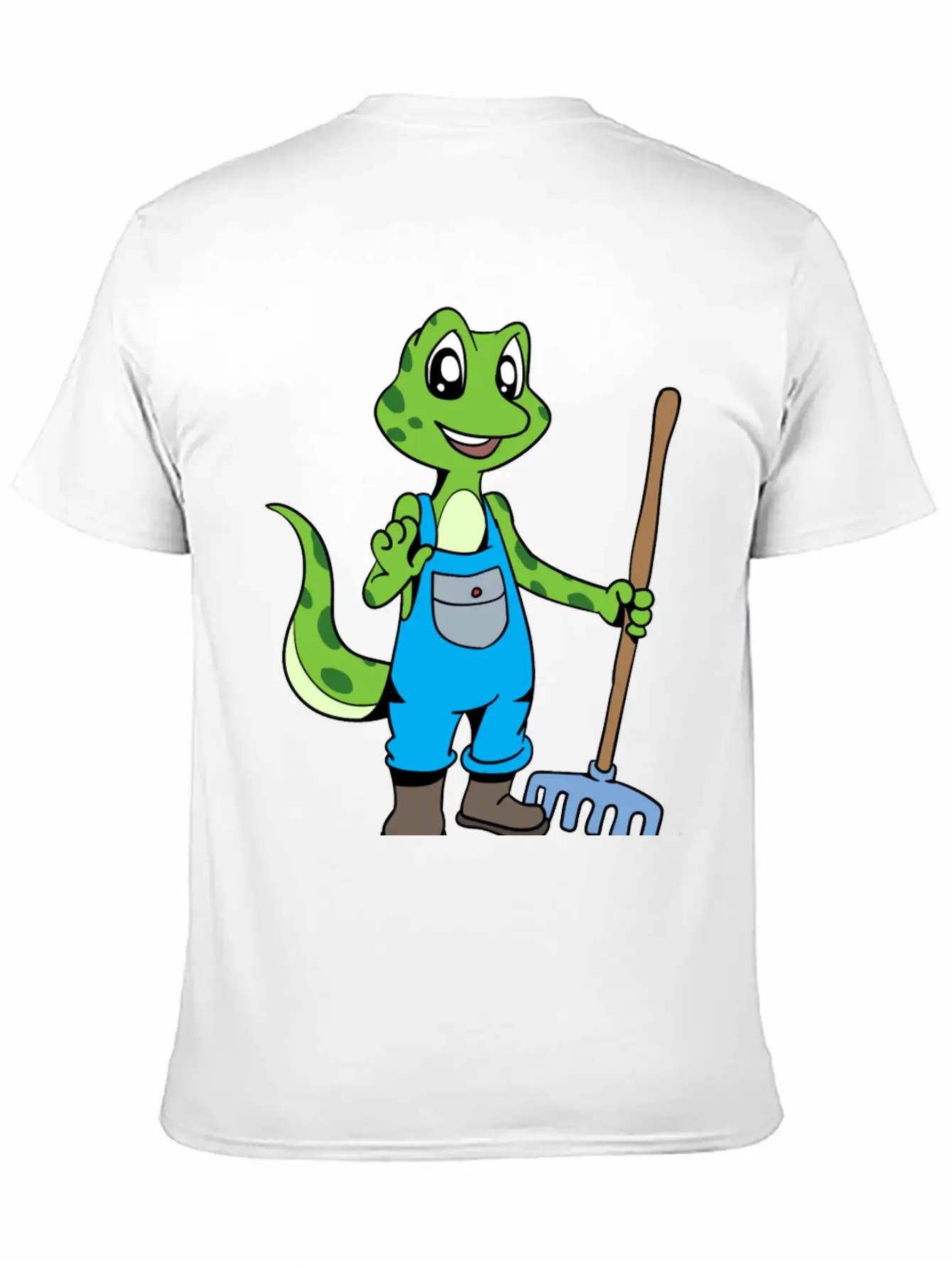 Love To Garden Gardener Gecko Timeless Short Sleeve Tee – Comfy And Minimalist Design