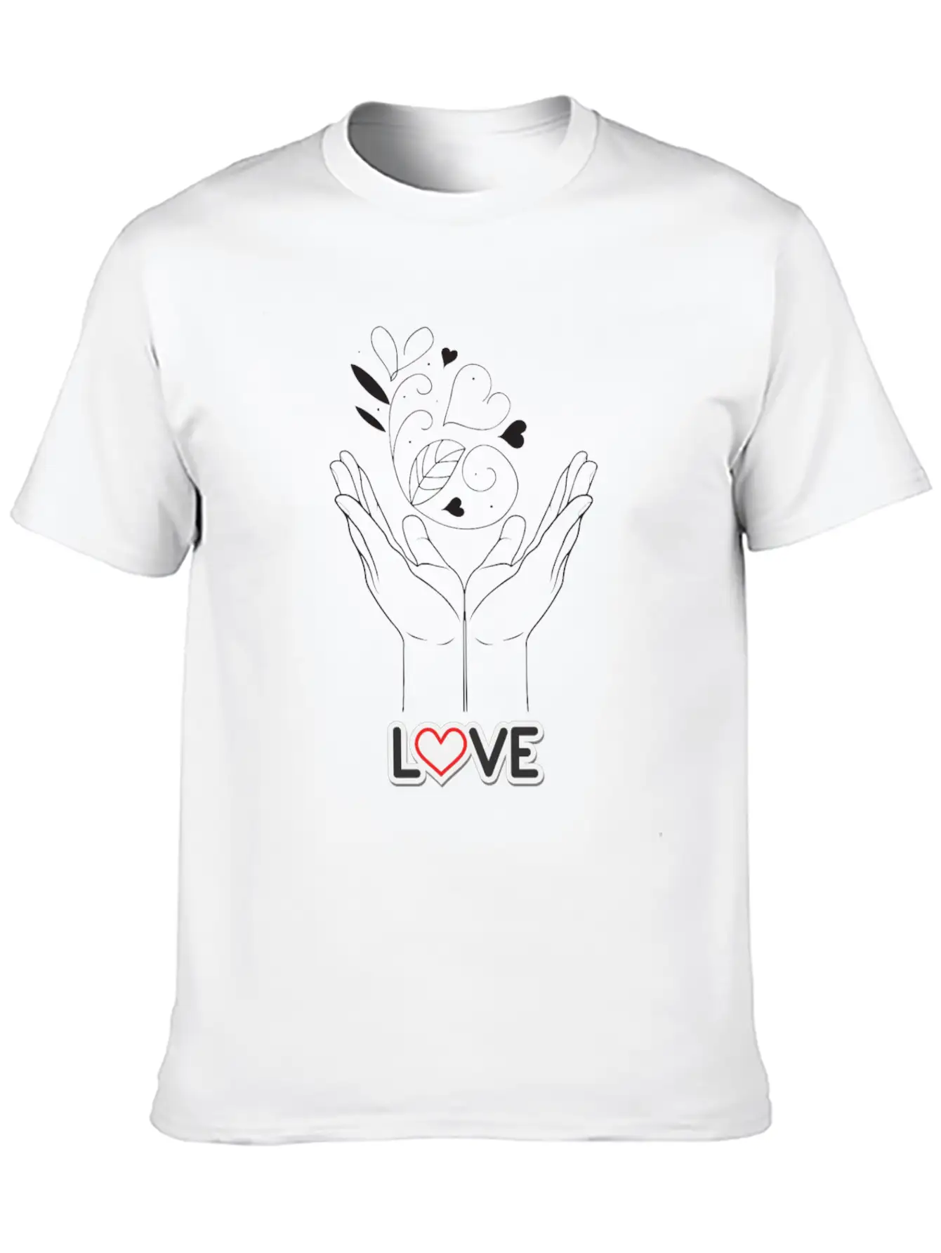 Love Unisex Casual T-Shirt – Clean Design For Daily Comfort