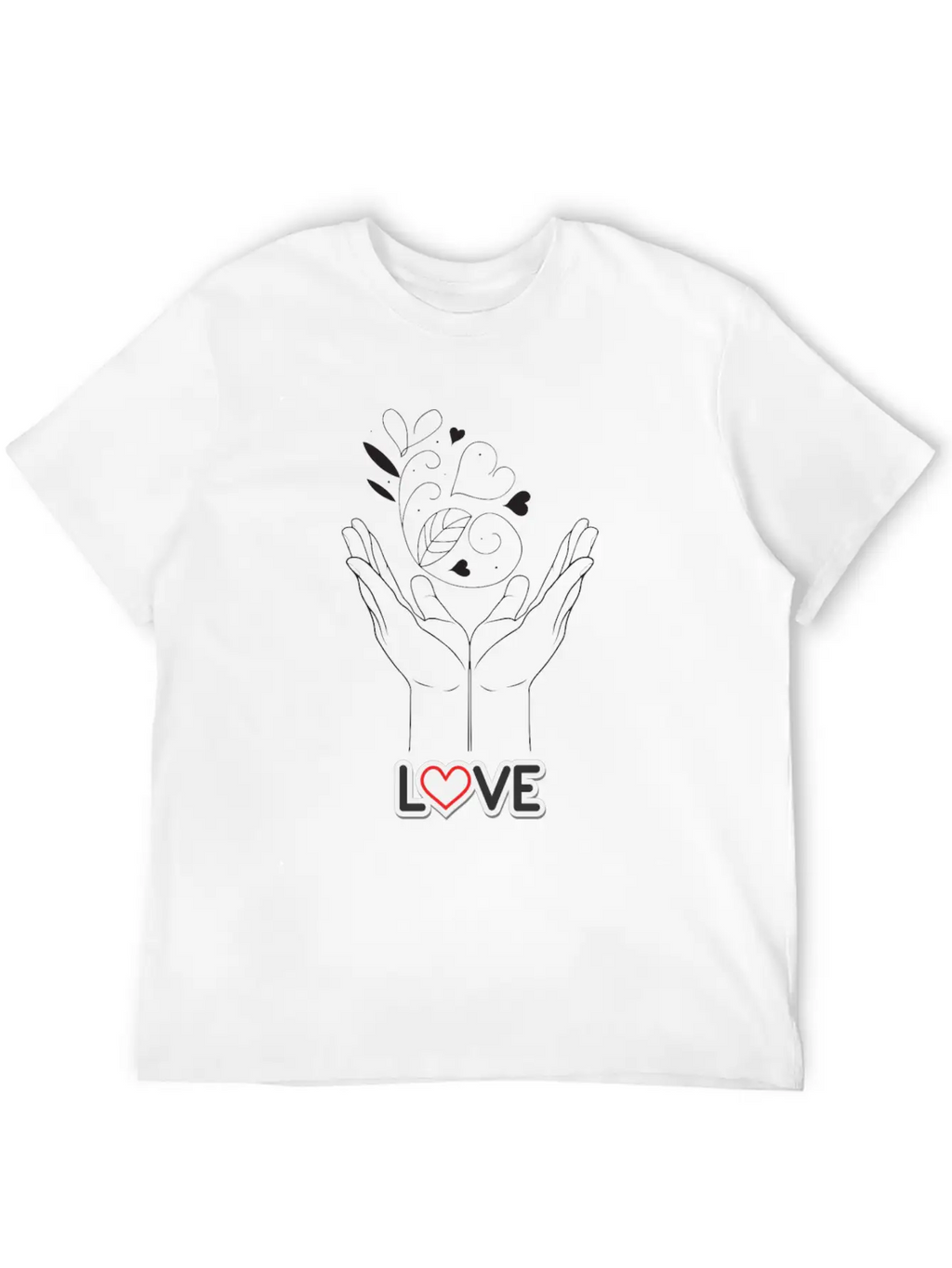 Love Unisex Casual T-Shirt – Clean Design For Daily Comfort