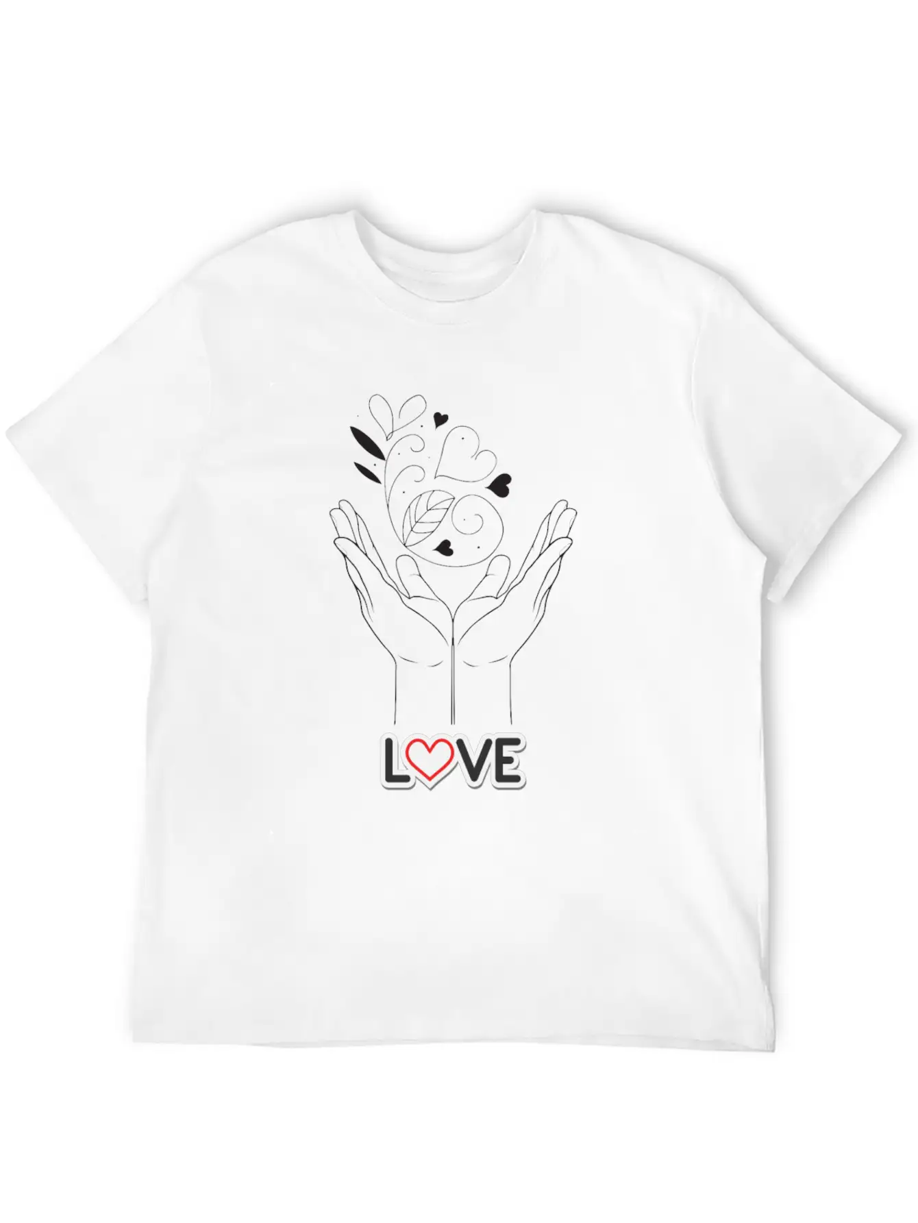 Love Unisex Casual T-Shirt – Clean Design For Daily Comfort