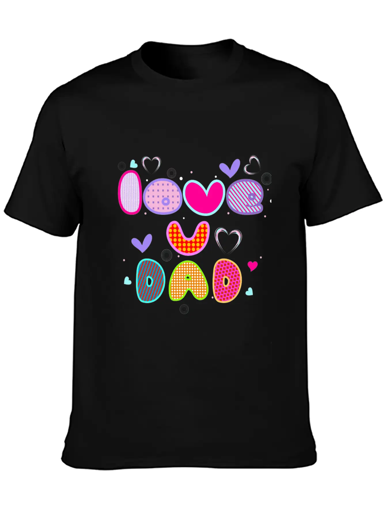 Love You Dad Breathable Soft Cotton T-Shirt – Timeless Casual Look