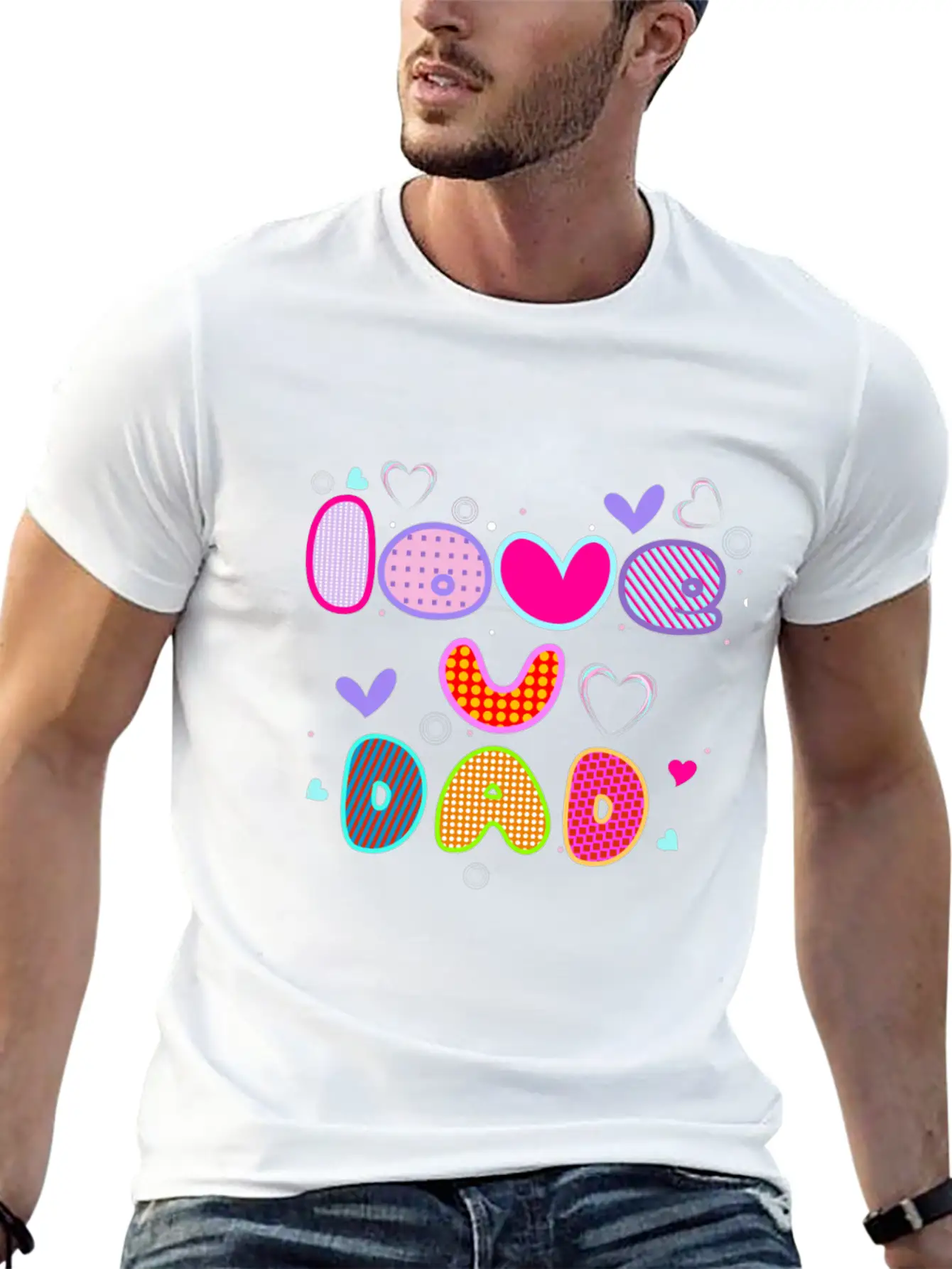 Love You Dad Breathable Soft Cotton T-Shirt – Timeless Casual Look