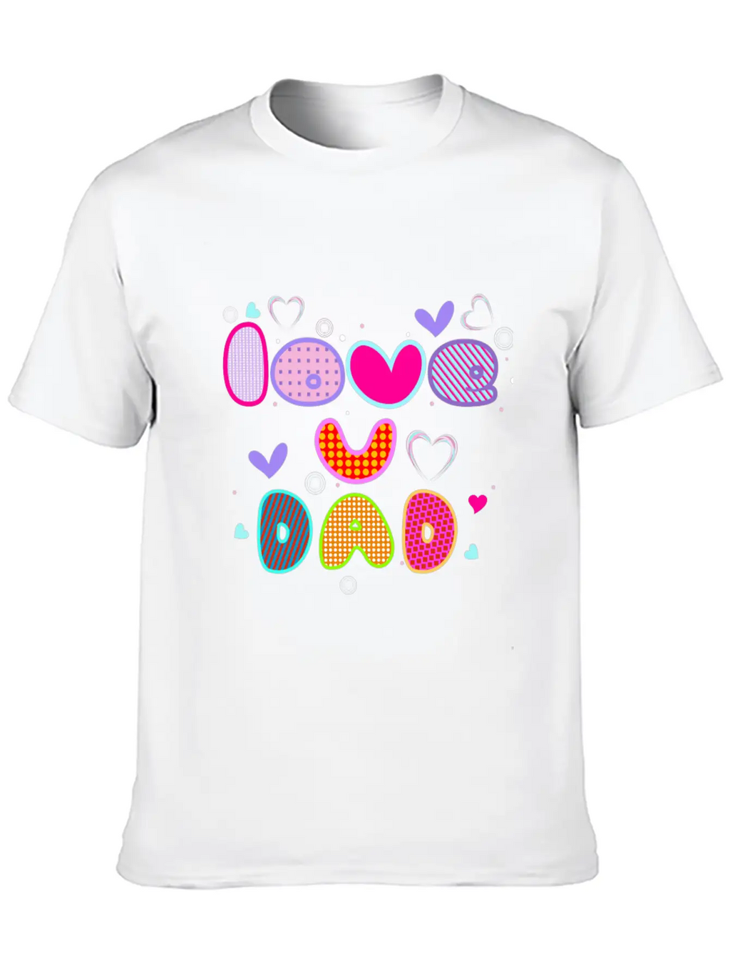 Love You Dad Breathable Soft Cotton T-Shirt – Timeless Casual Look