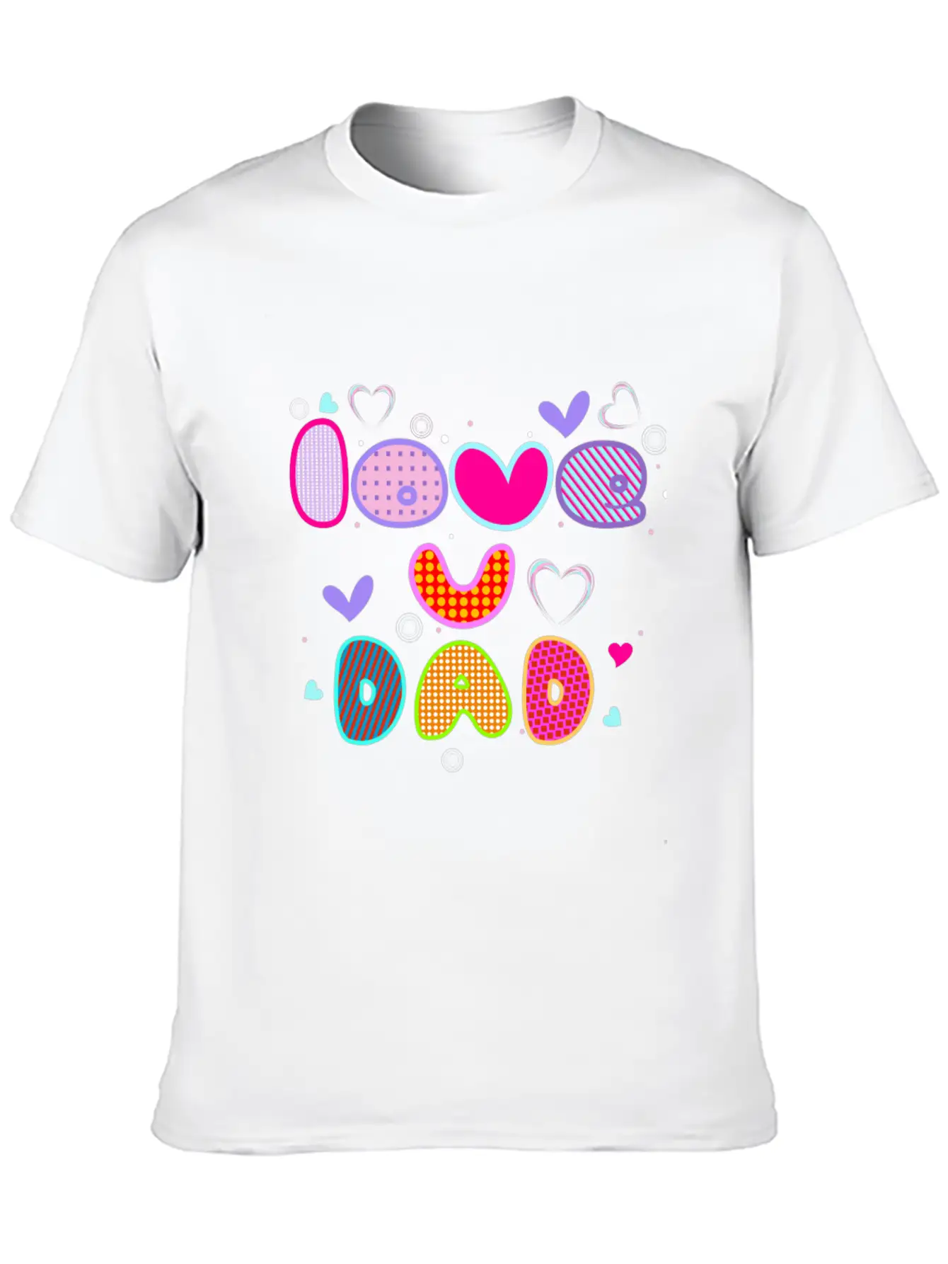 Love You Dad Breathable Soft Cotton T-Shirt – Timeless Casual Look