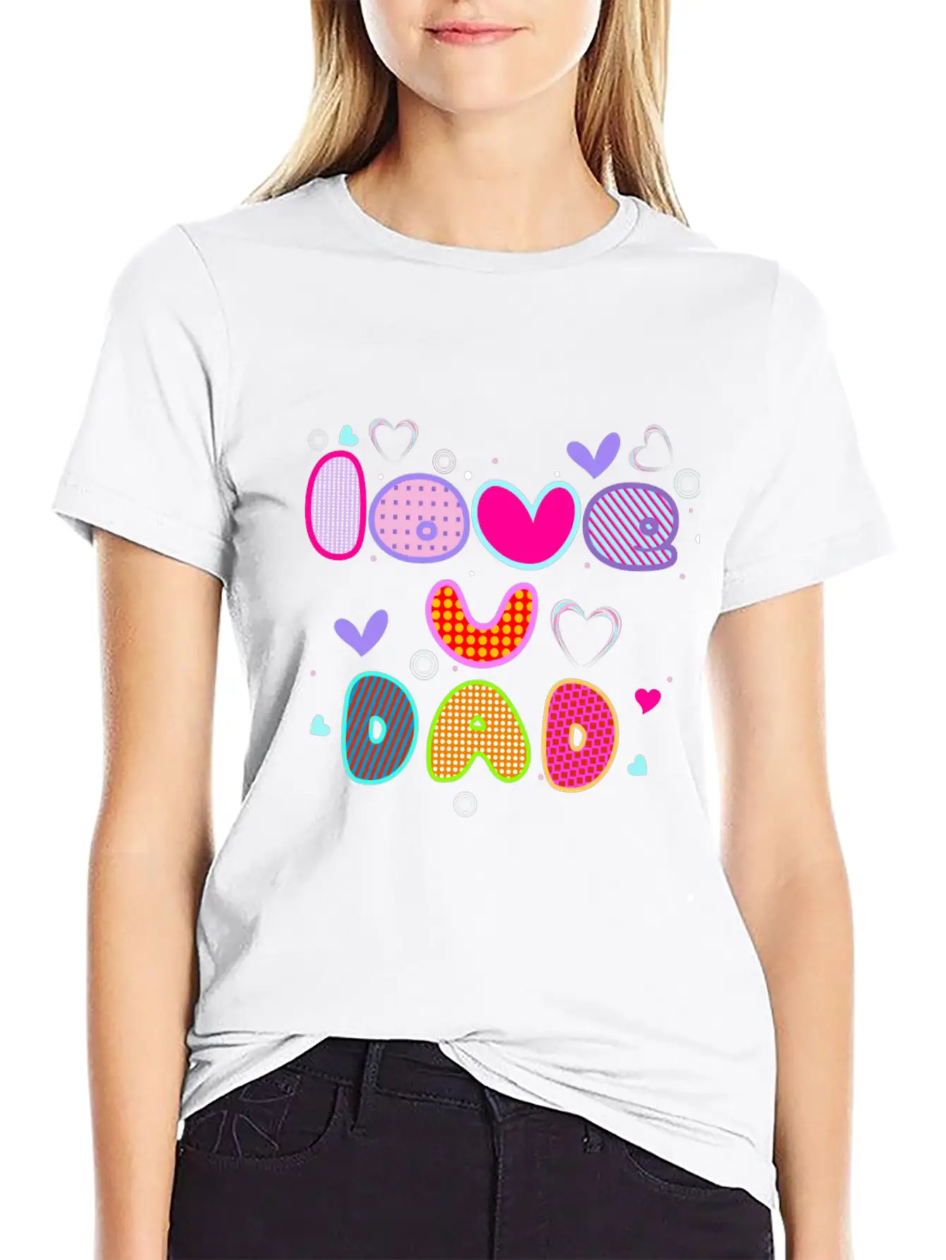 Love You Dad Breathable Soft Cotton T-Shirt – Timeless Casual Look