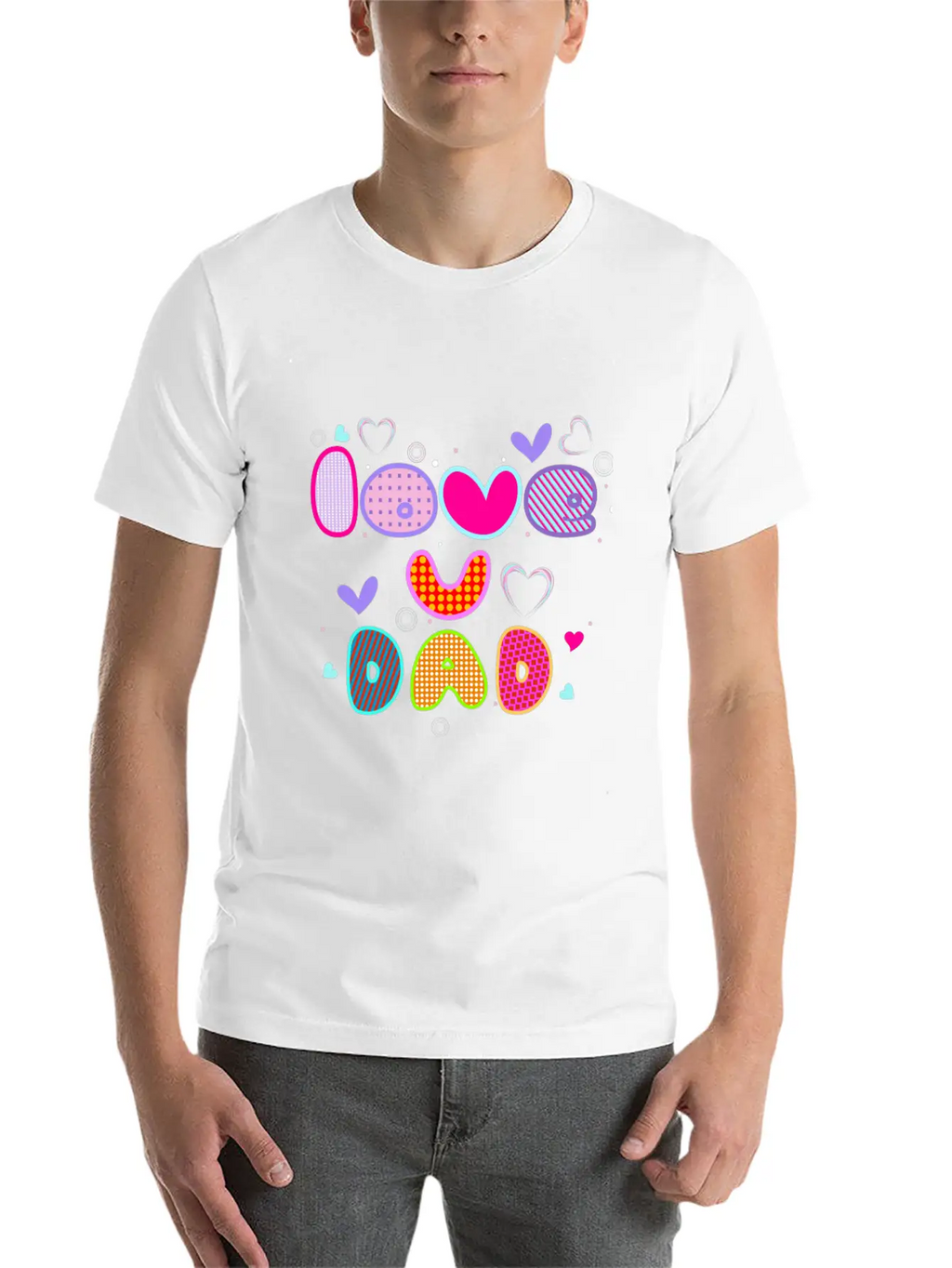 Love You Dad Breathable Soft Cotton T-Shirt – Timeless Casual Look