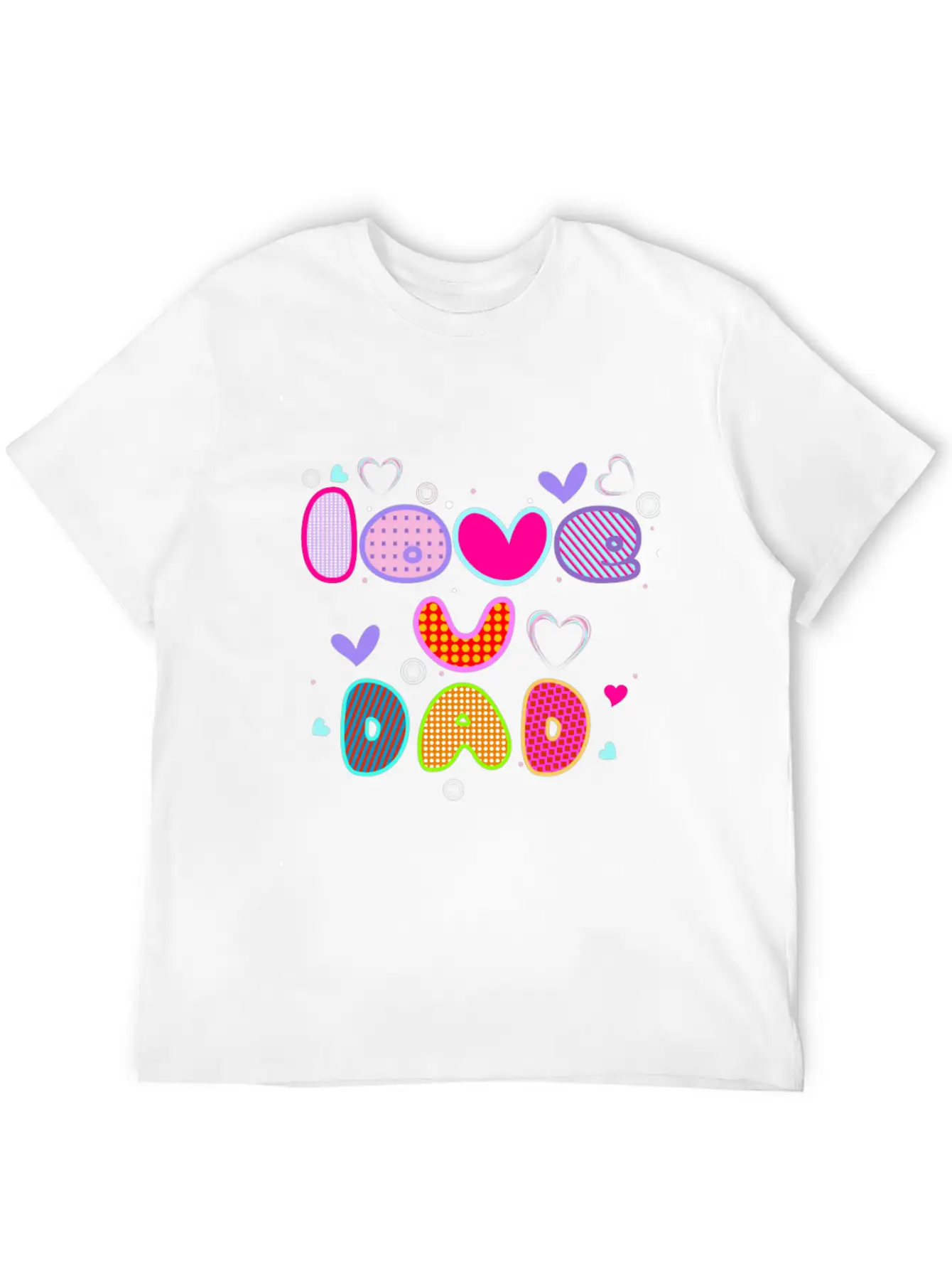 Love You Dad Breathable Soft Cotton T-Shirt – Timeless Casual Look