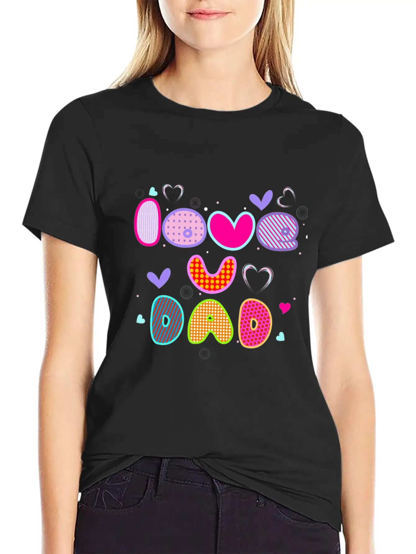 Love You Dad Breathable Soft Cotton T-Shirt – Timeless Casual Look