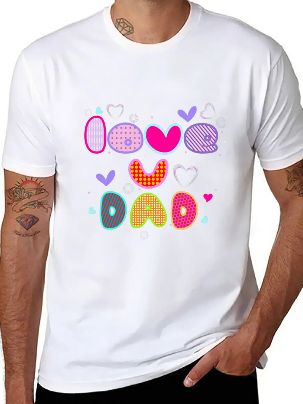 Love You Dad Breathable Soft Cotton T-Shirt – Timeless Casual Look