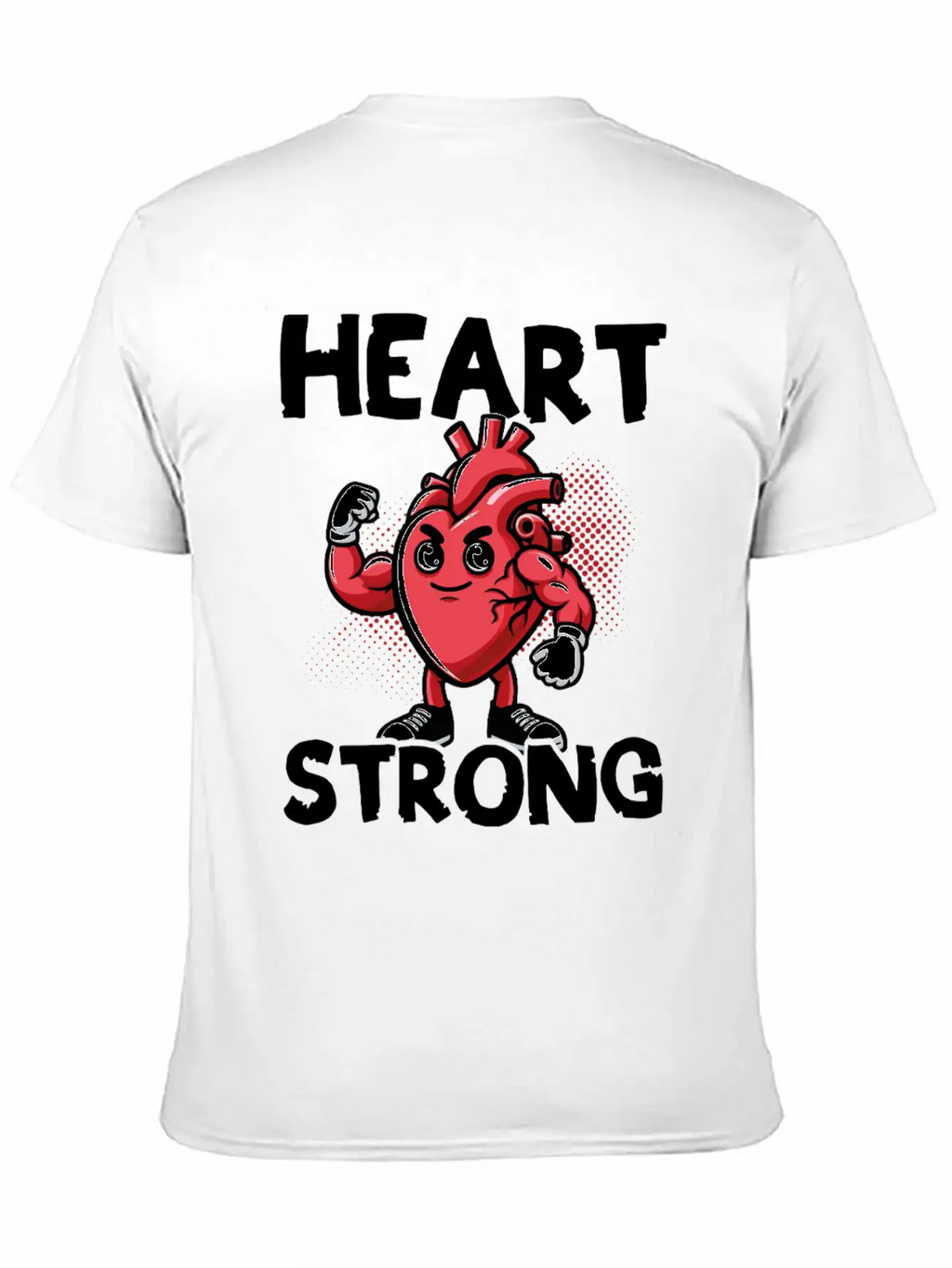 Love Your Heart Red Ribbon Awareness Breathable Graphic T-Shirt – Perfect For Casual Days
