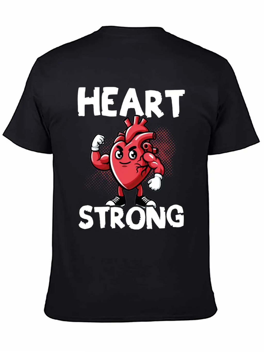 Love Your Heart Red Ribbon Awareness Breathable Graphic T-Shirt – Perfect For Casual Days