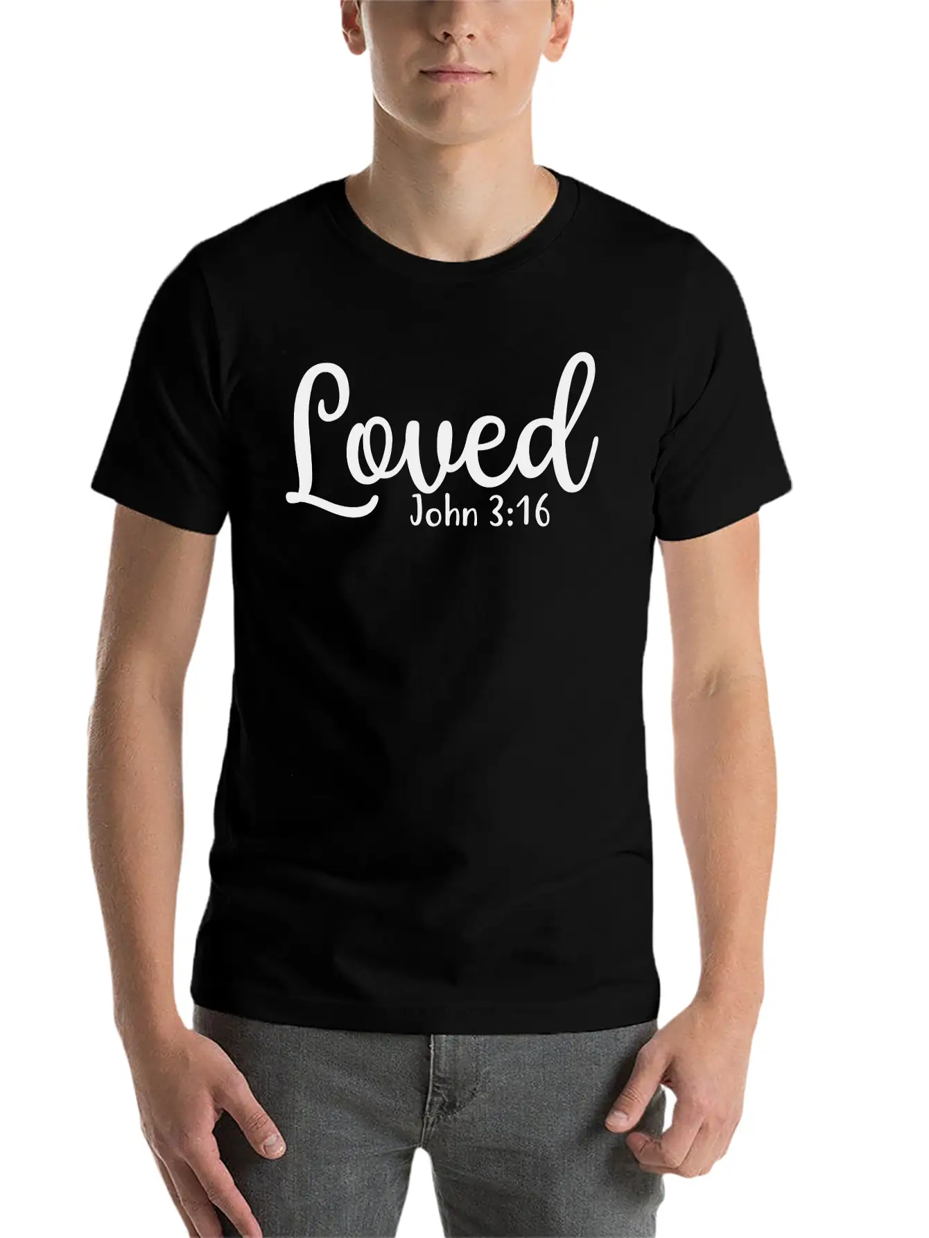 Loved Breathable Graphic T-Shirt – Perfect For Casual Days
