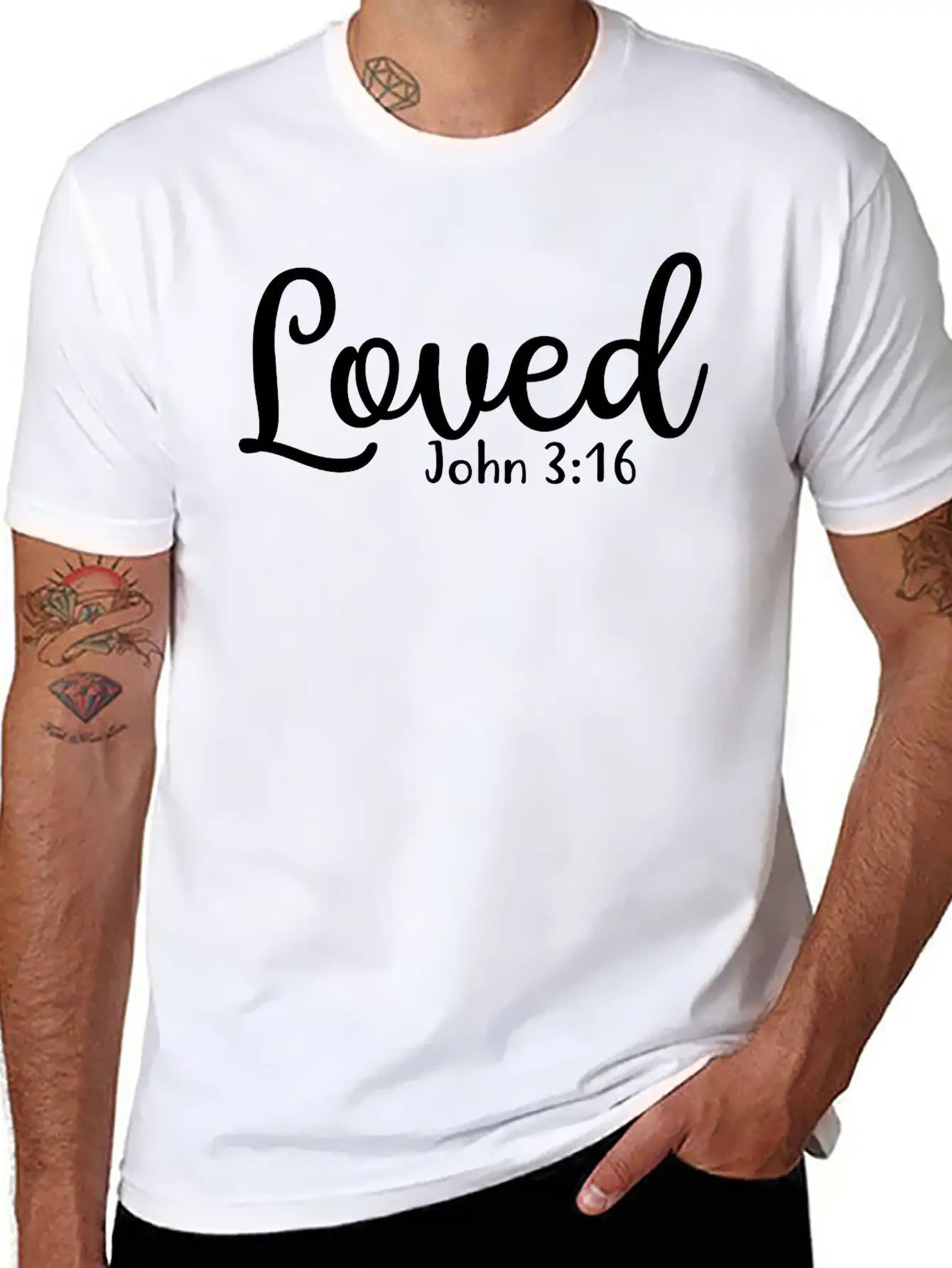 Loved Breathable Graphic T-Shirt – Perfect For Casual Days
