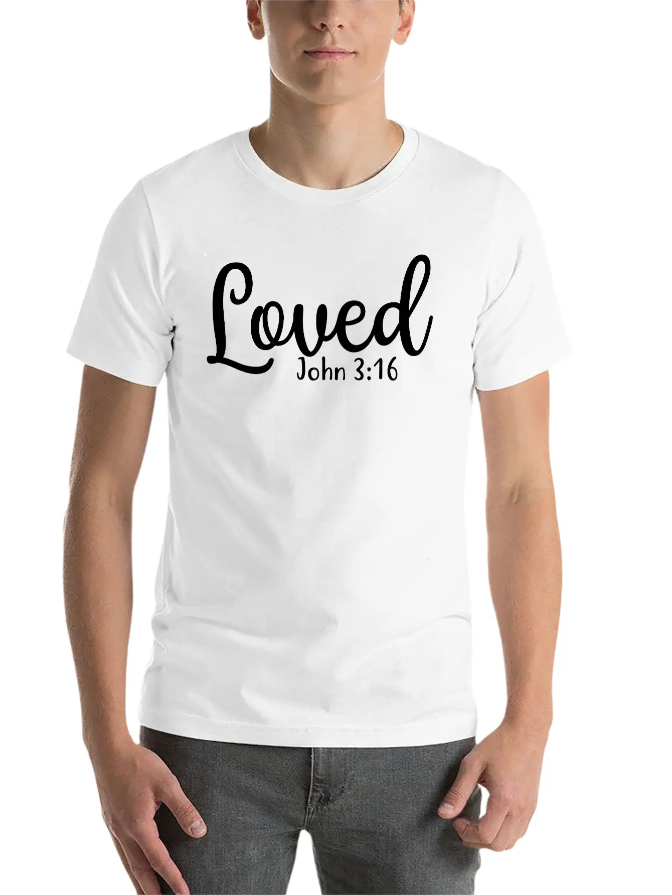 Loved Breathable Graphic T-Shirt – Perfect For Casual Days