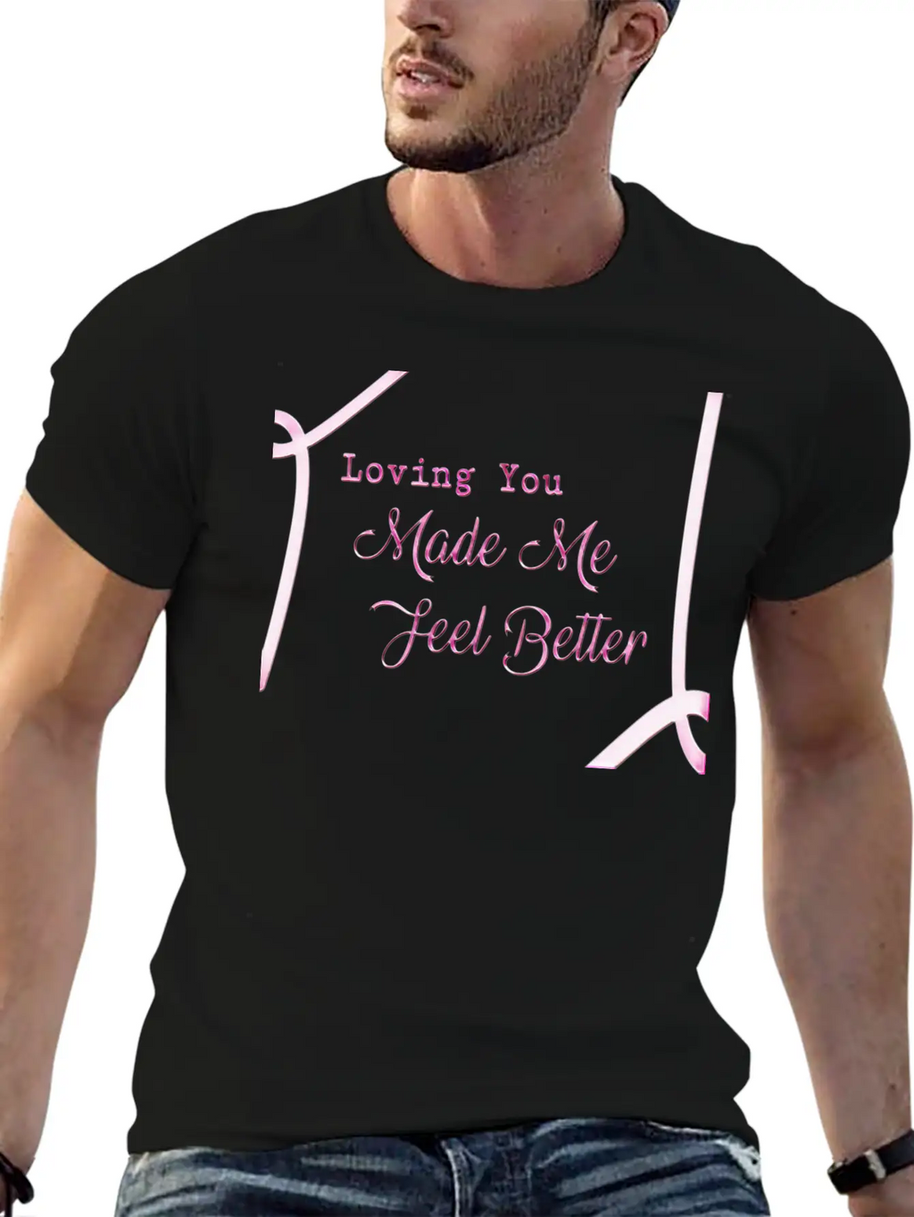 Loveing You Made Me Feel Better Relaxed Everyday Tee – Lightweight And Durable Cotton