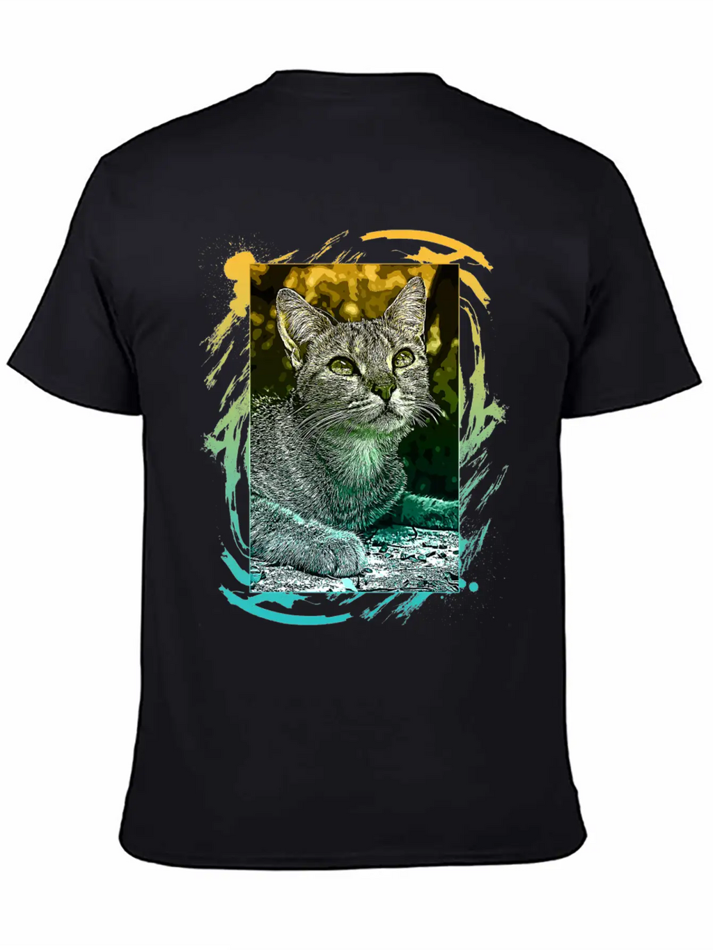 Lovely Cat Breathable Soft Cotton T-Shirt – Timeless Casual Look