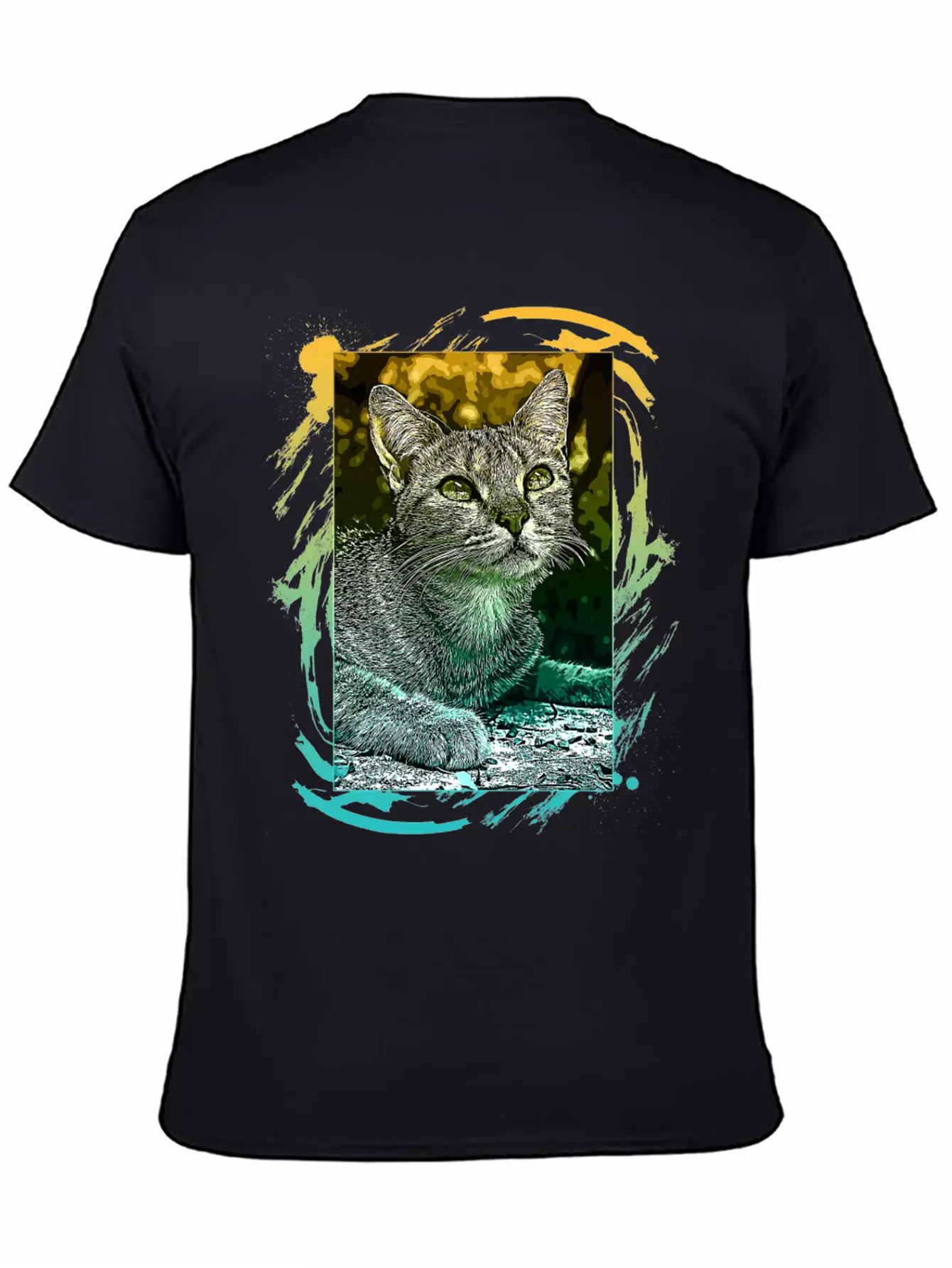 Lovely Cat Breathable Soft Cotton T-Shirt – Timeless Casual Look