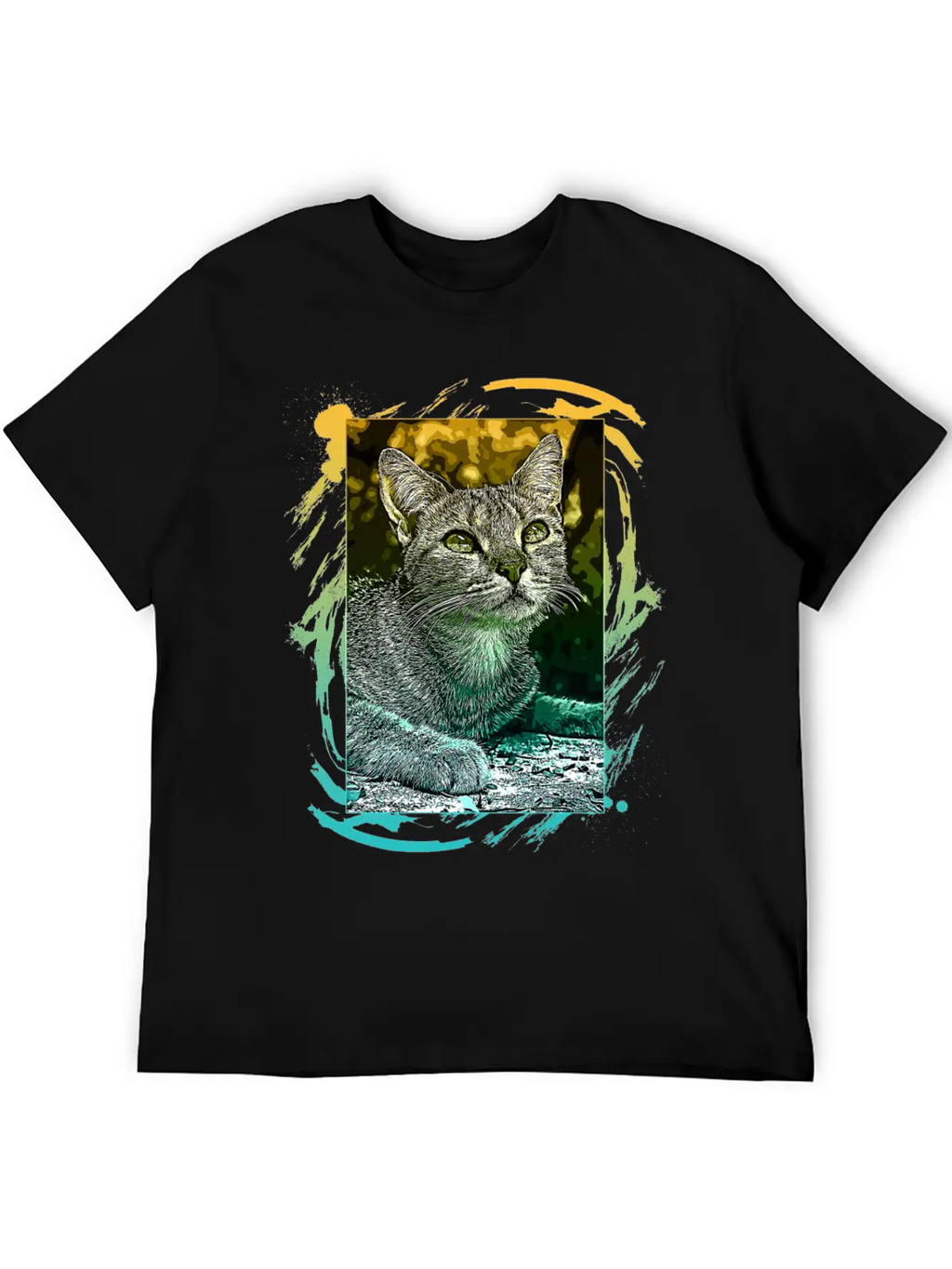 Lovely Cat Breathable Soft Cotton T-Shirt – Timeless Casual Look