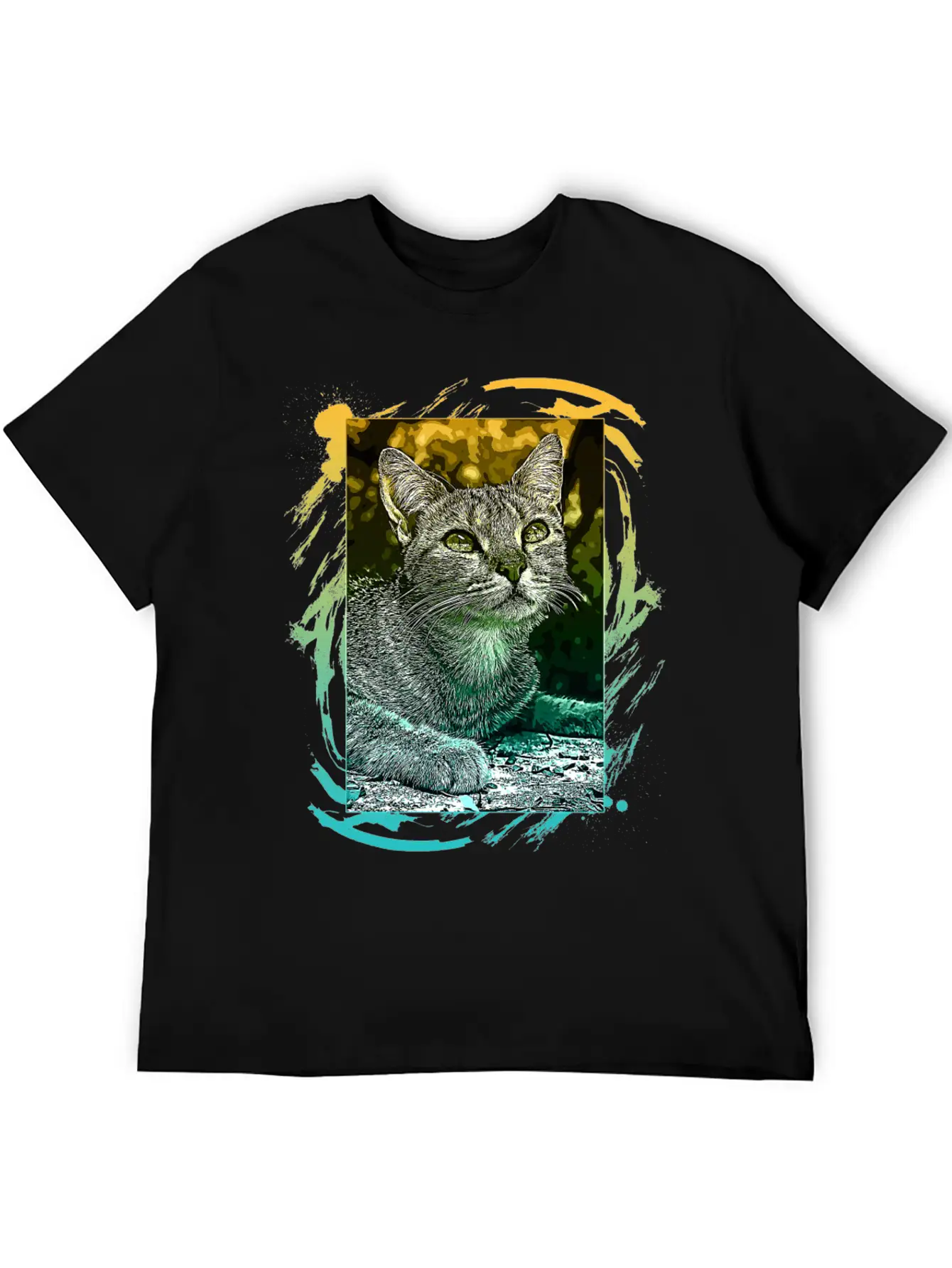 Lovely Cat Breathable Soft Cotton T-Shirt – Timeless Casual Look