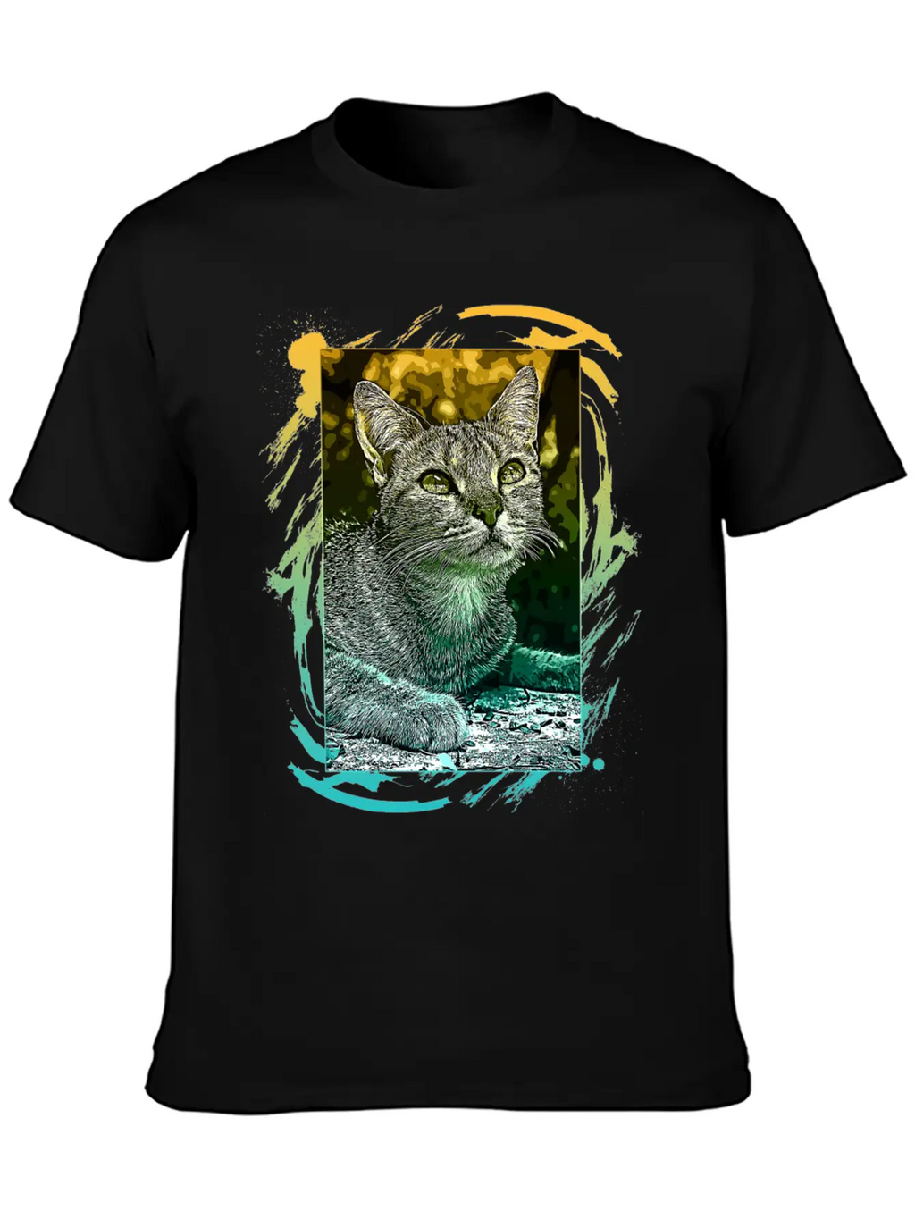 Lovely Cat Breathable Soft Cotton T-Shirt – Timeless Casual Look