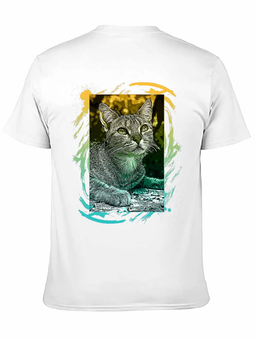 Lovely Cat Breathable Soft Cotton T-Shirt – Timeless Casual Look