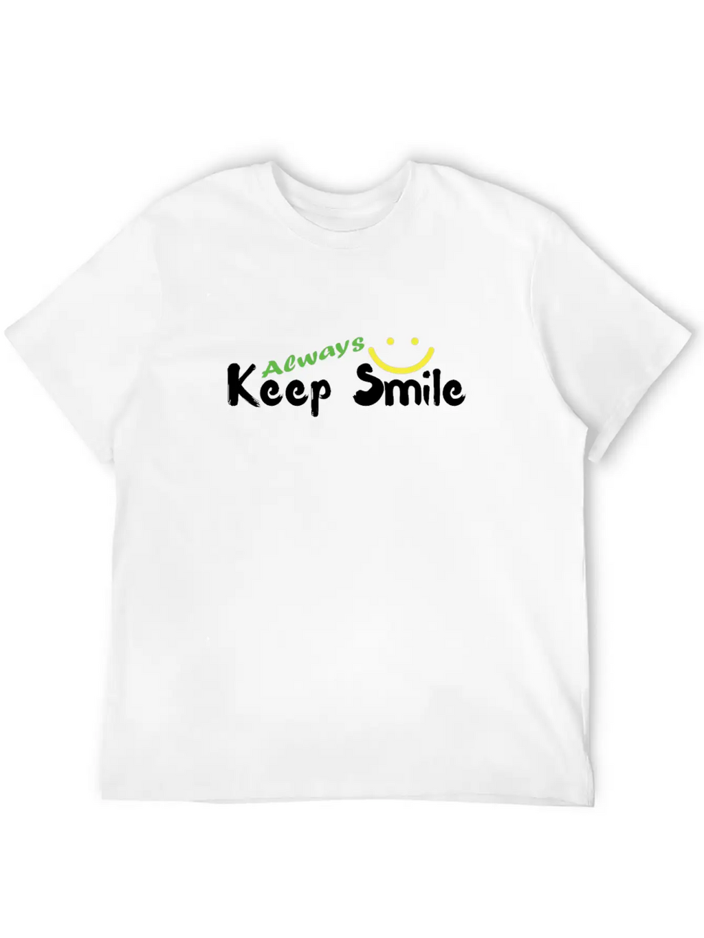 Lovely T-shirt | Keep Smile T-shirt Relaxed Everyday Tee – Lightweight And Durable Cotton