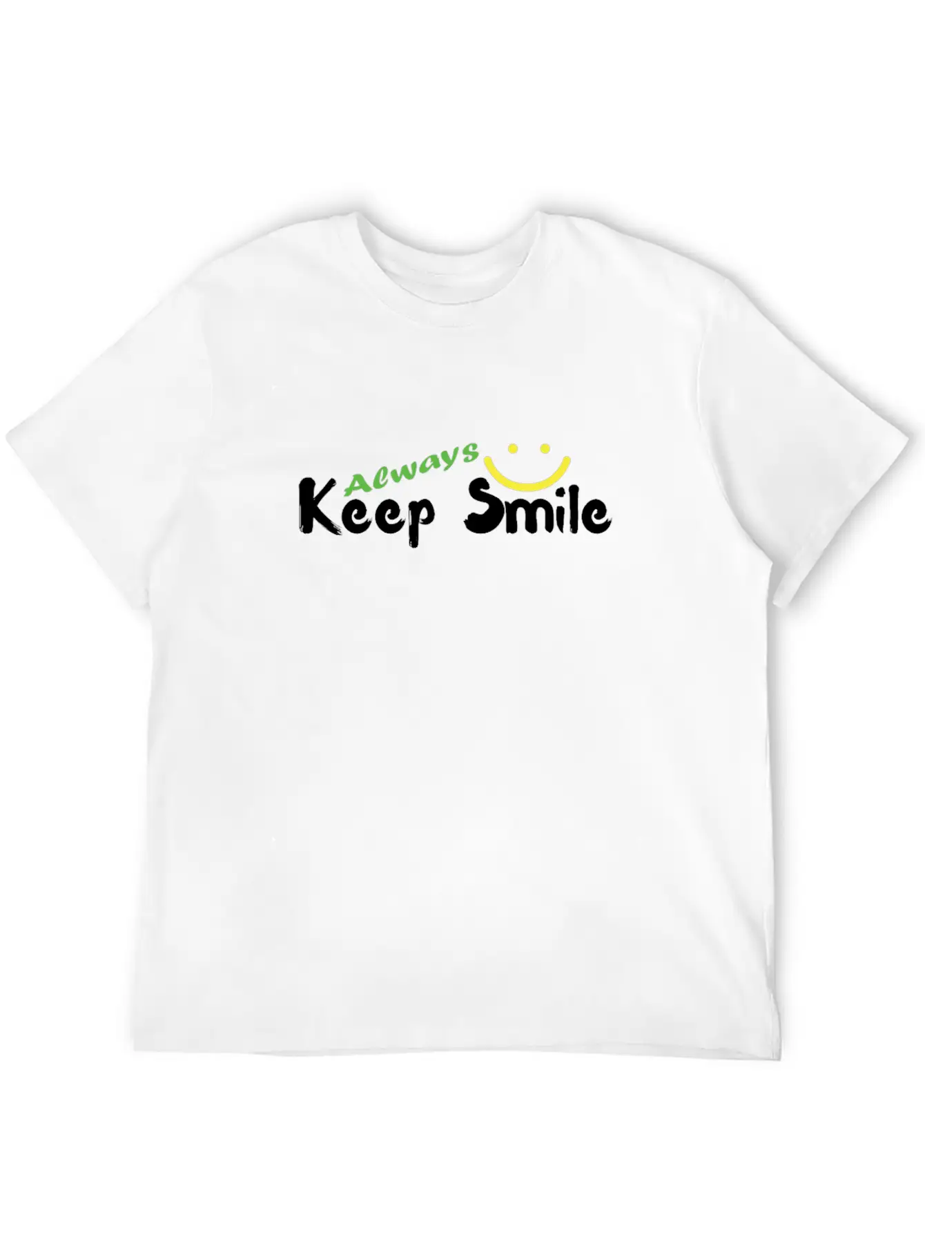 Lovely T-shirt | Keep Smile T-shirt Relaxed Everyday Tee – Lightweight And Durable Cotton