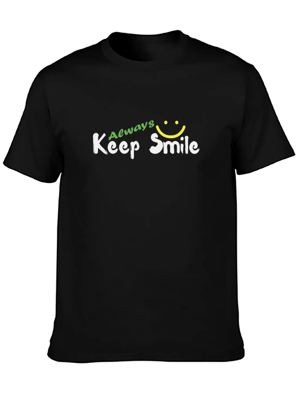 Lovely T-shirt | Keep Smile T-shirt Relaxed Everyday Tee – Lightweight And Durable Cotton