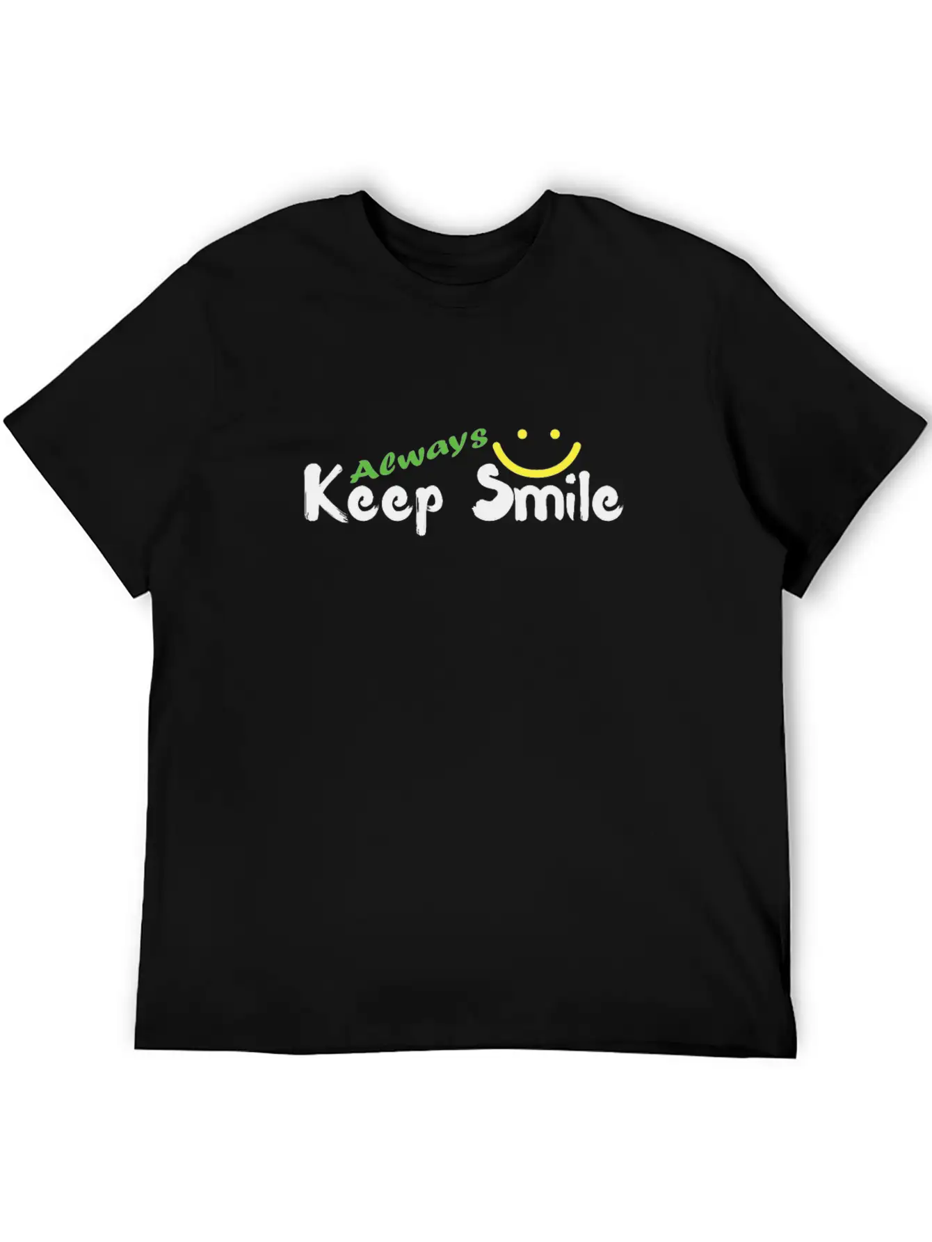 Lovely T-shirt | Keep Smile T-shirt Relaxed Everyday Tee – Lightweight And Durable Cotton