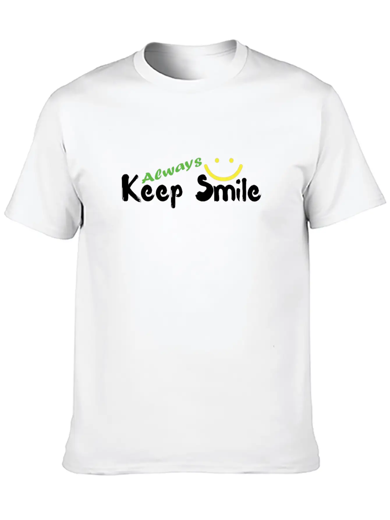 Lovely T-shirt | Keep Smile T-shirt Relaxed Everyday Tee – Lightweight And Durable Cotton