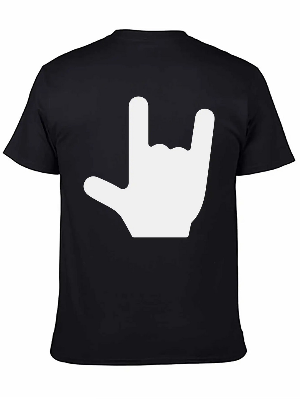 Love/Rock On Sign Language Essential Cotton Tee For Daily Outfits – Unisex Style
