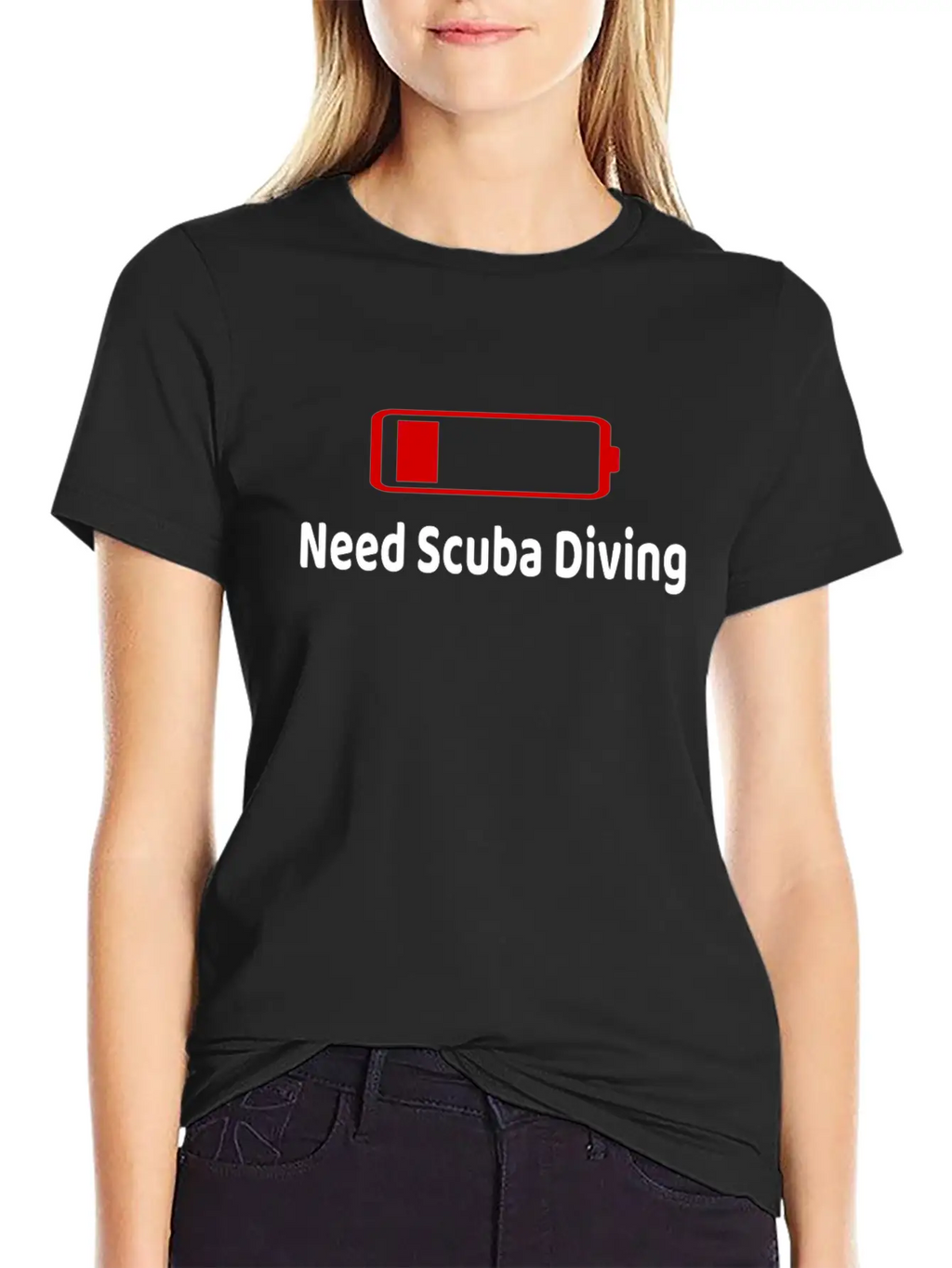 Low Battery Need Scuba Diving TShirt Activities Hobbies Basic Graphic T-Shirt – Daily Comfort In Soft Cotton