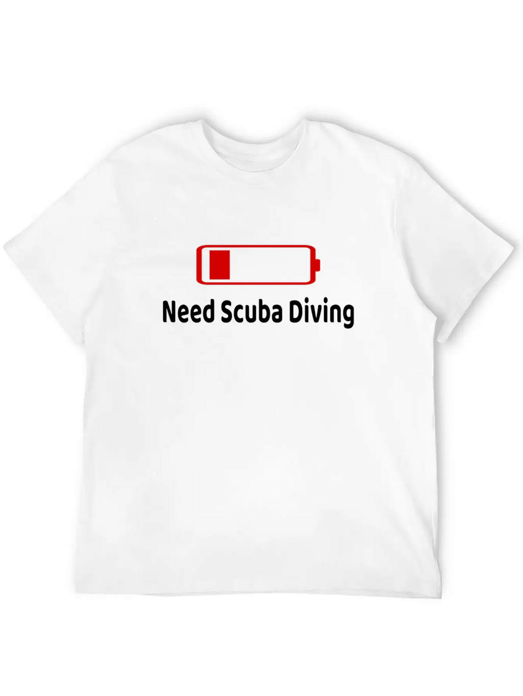 Low Battery Need Scuba Diving TShirt Activities Hobbies Basic Graphic T-Shirt – Daily Comfort In Soft Cotton