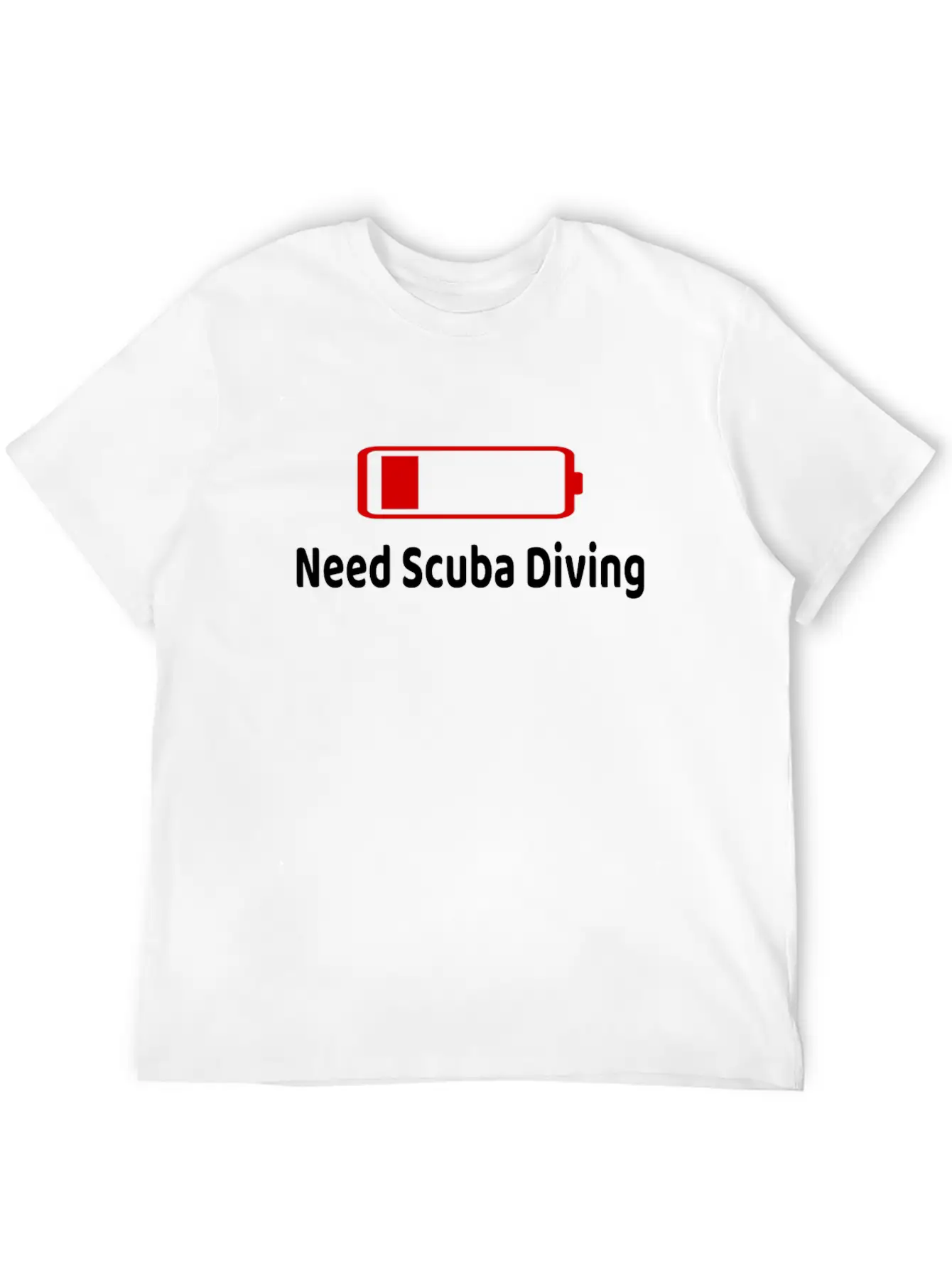 Low Battery Need Scuba Diving TShirt Activities Hobbies Basic Graphic T-Shirt – Daily Comfort In Soft Cotton