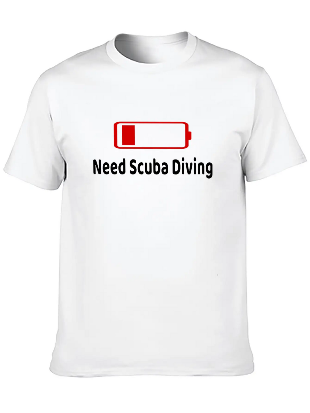 Low Battery Need Scuba Diving TShirt Activities Hobbies Basic Graphic T-Shirt – Daily Comfort In Soft Cotton
