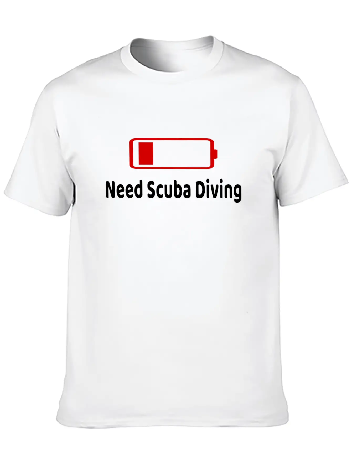 Low Battery Need Scuba Diving TShirt Activities Hobbies Basic Graphic T-Shirt – Daily Comfort In Soft Cotton