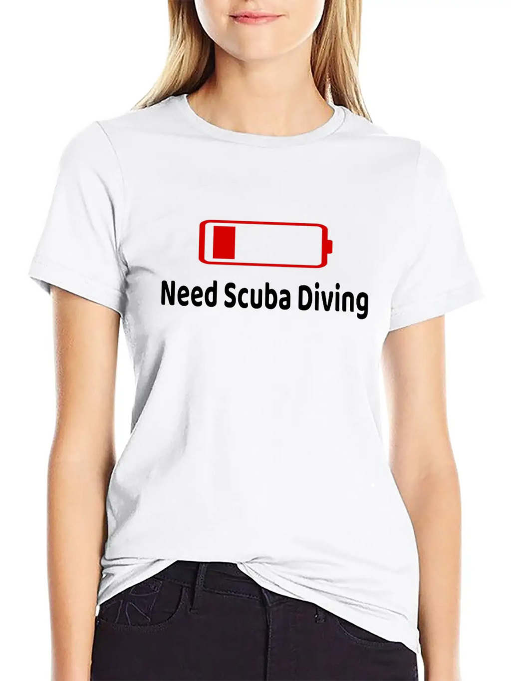 Low Battery Need Scuba Diving TShirt Activities Hobbies Basic Graphic T-Shirt – Daily Comfort In Soft Cotton