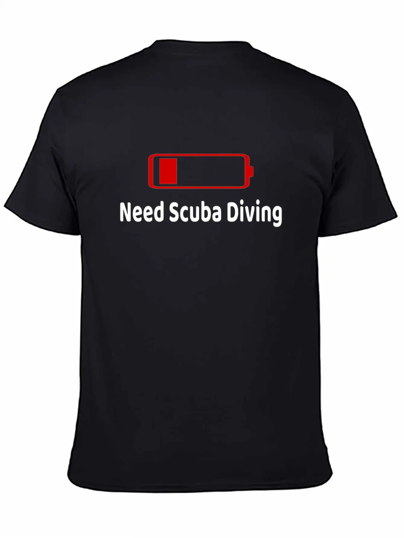 Low Battery Need Scuba Diving TShirt Activities Hobbies Basic Graphic T-Shirt – Daily Comfort In Soft Cotton