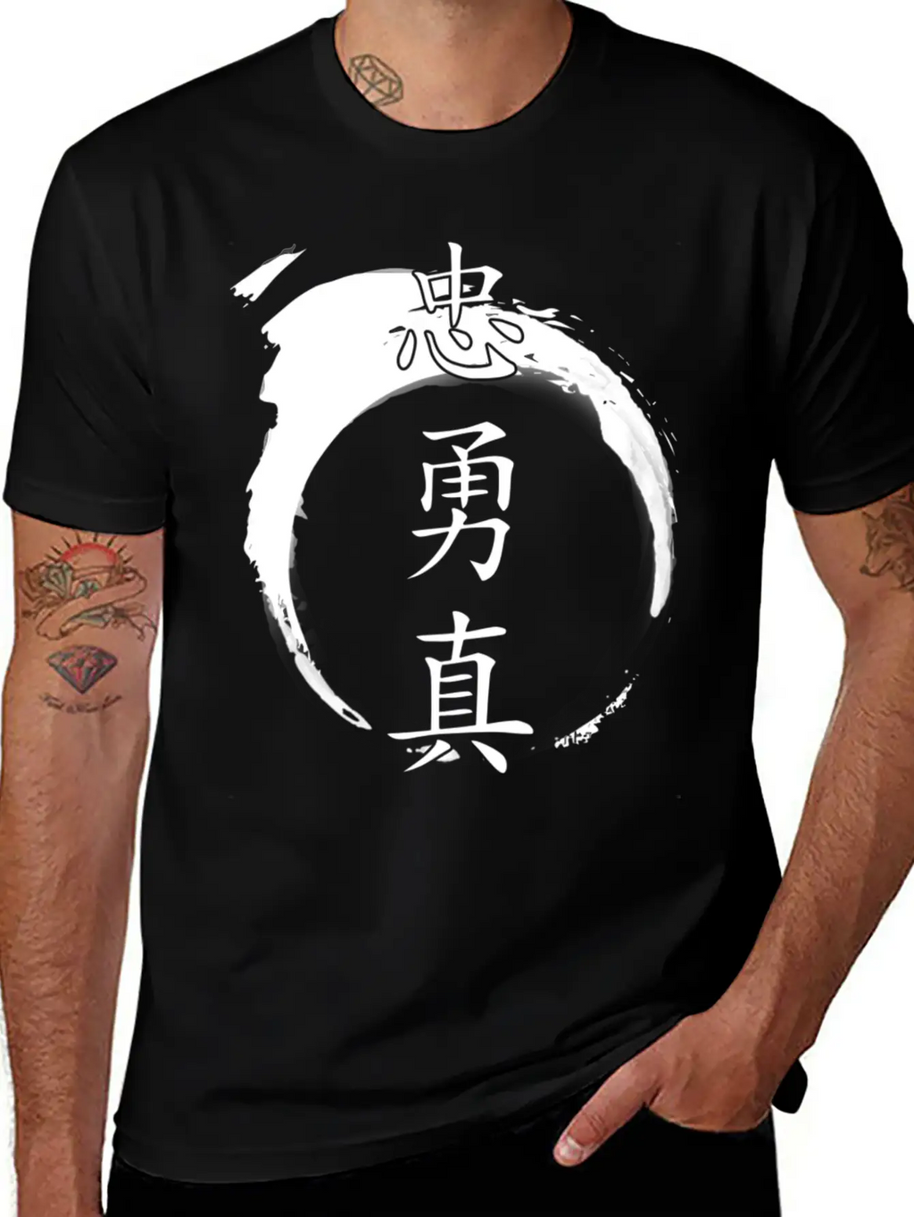 Loyal Brave True Chinese Symbol Shirt Inked Paper Classic Cotton Tee – Unisex Comfort For Any Season