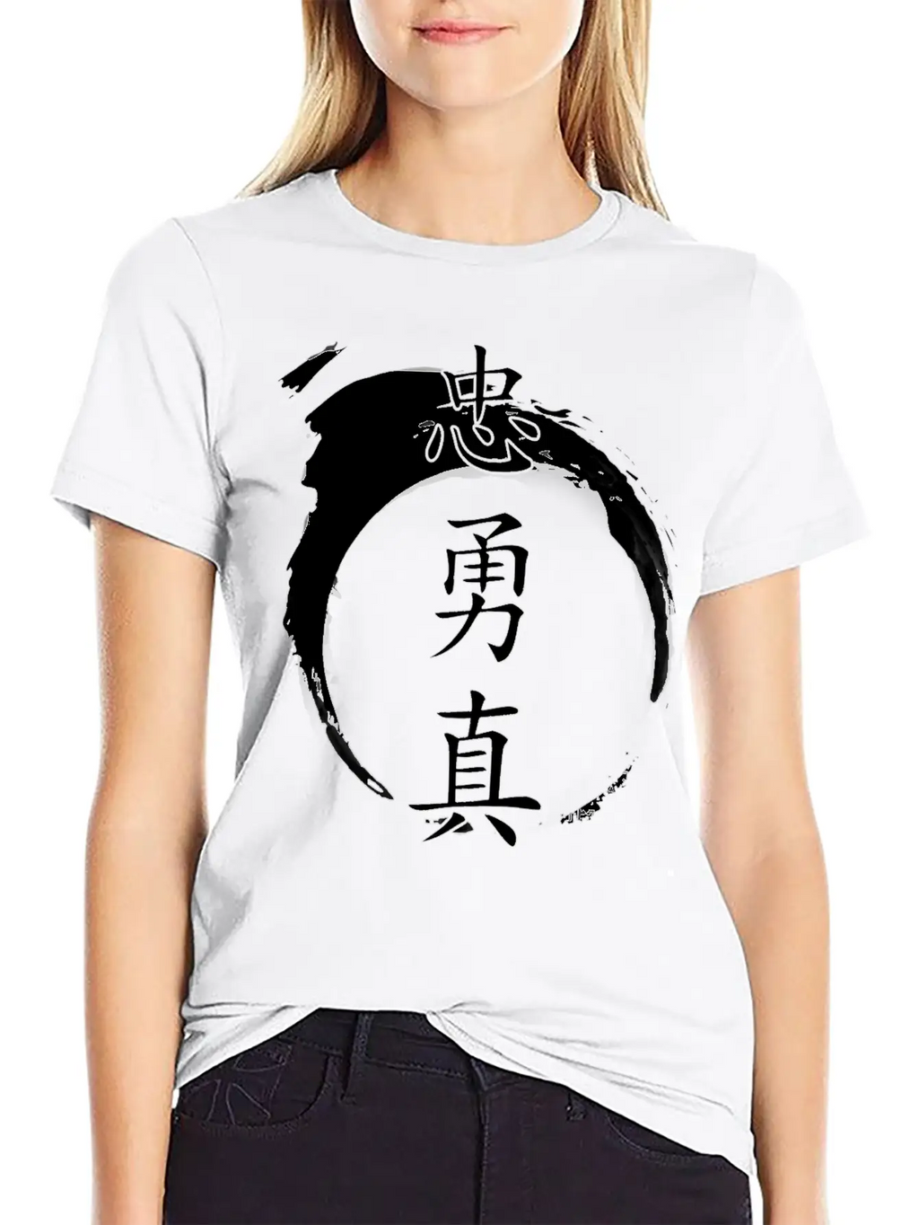 Loyal Brave True Chinese Symbol Shirt Inked Paper Classic Cotton Tee – Unisex Comfort For Any Season