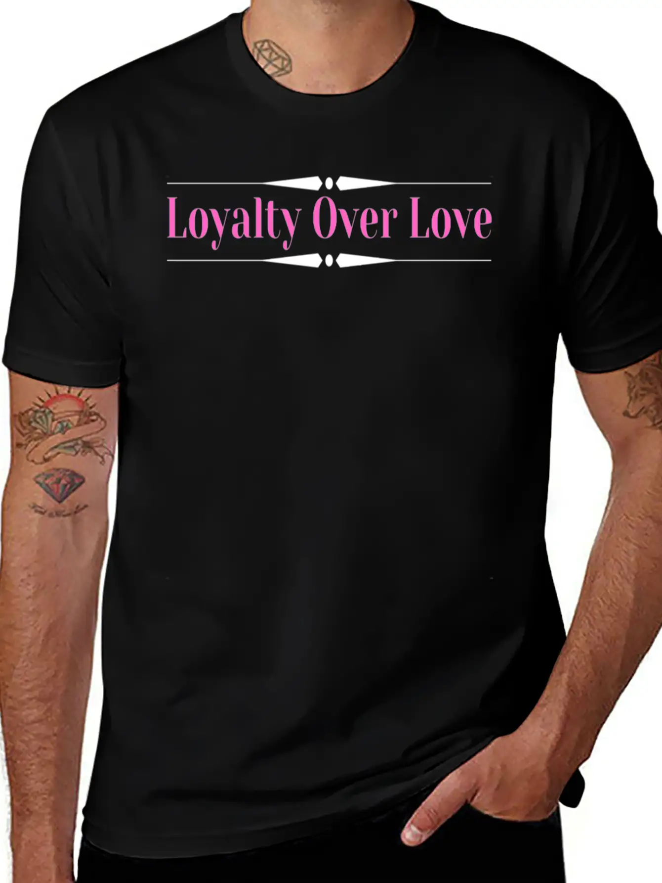 Loyalty Over Love Long Stylish Everyday T-Shirt – Unisex Basic Cotton Tee