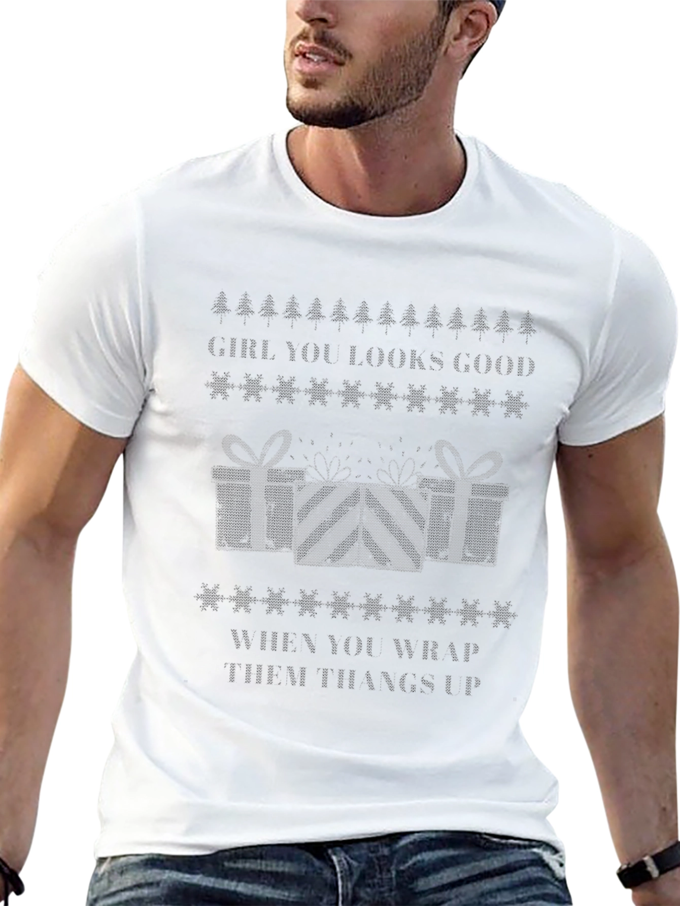 Girl You Look Good Ugly Christmas T-Shirt