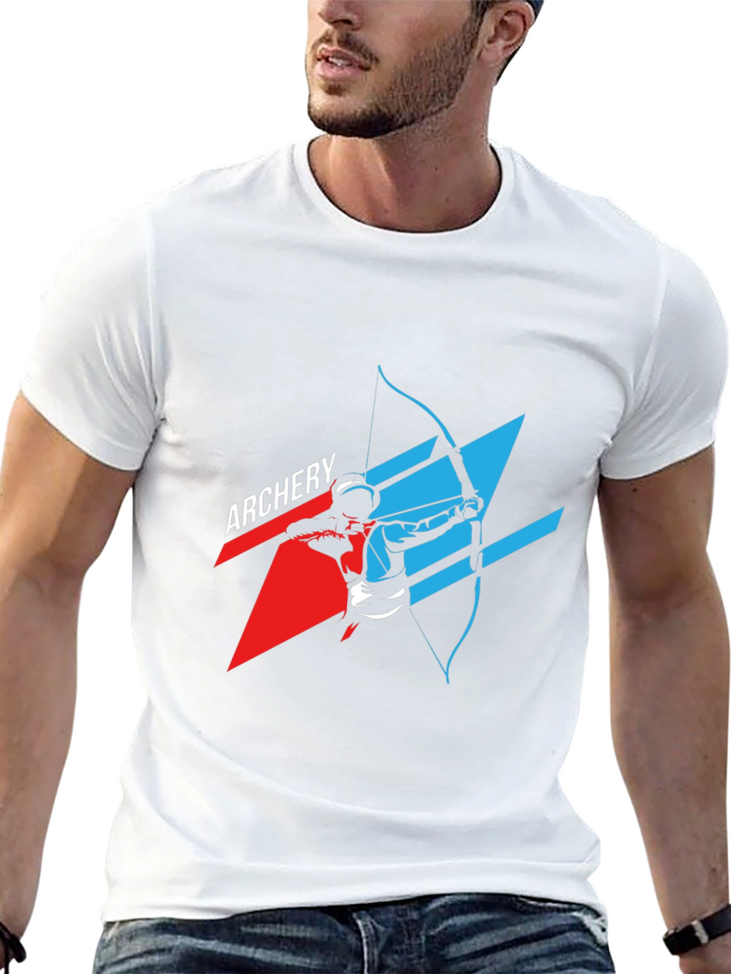 Archery Graphic Tee - Black Casual Shirt