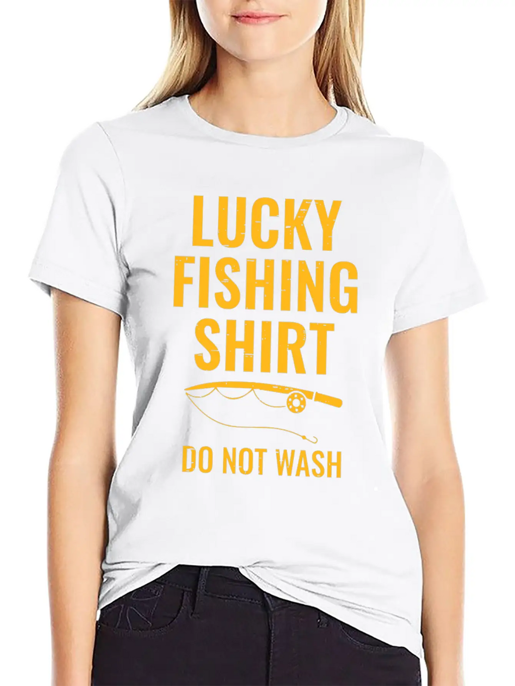 Lucky Fishing Shirt For Fish Hunter And Fisherman Stylish Everyday T-Shirt – Unisex Basic Cotton Tee