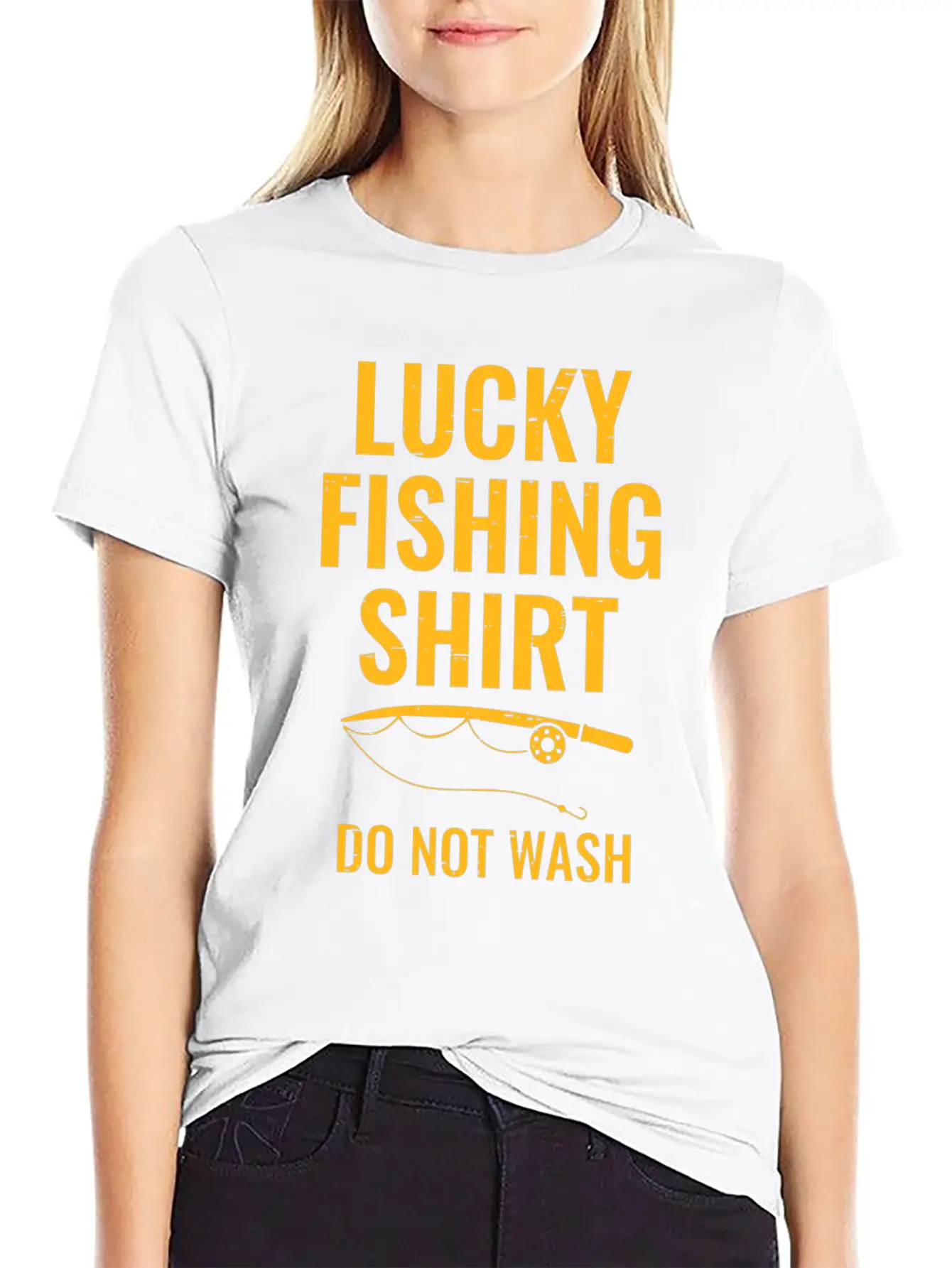 Lucky Fishing Shirt For Fish Hunter And Fisherman Stylish Everyday T-Shirt – Unisex Basic Cotton Tee