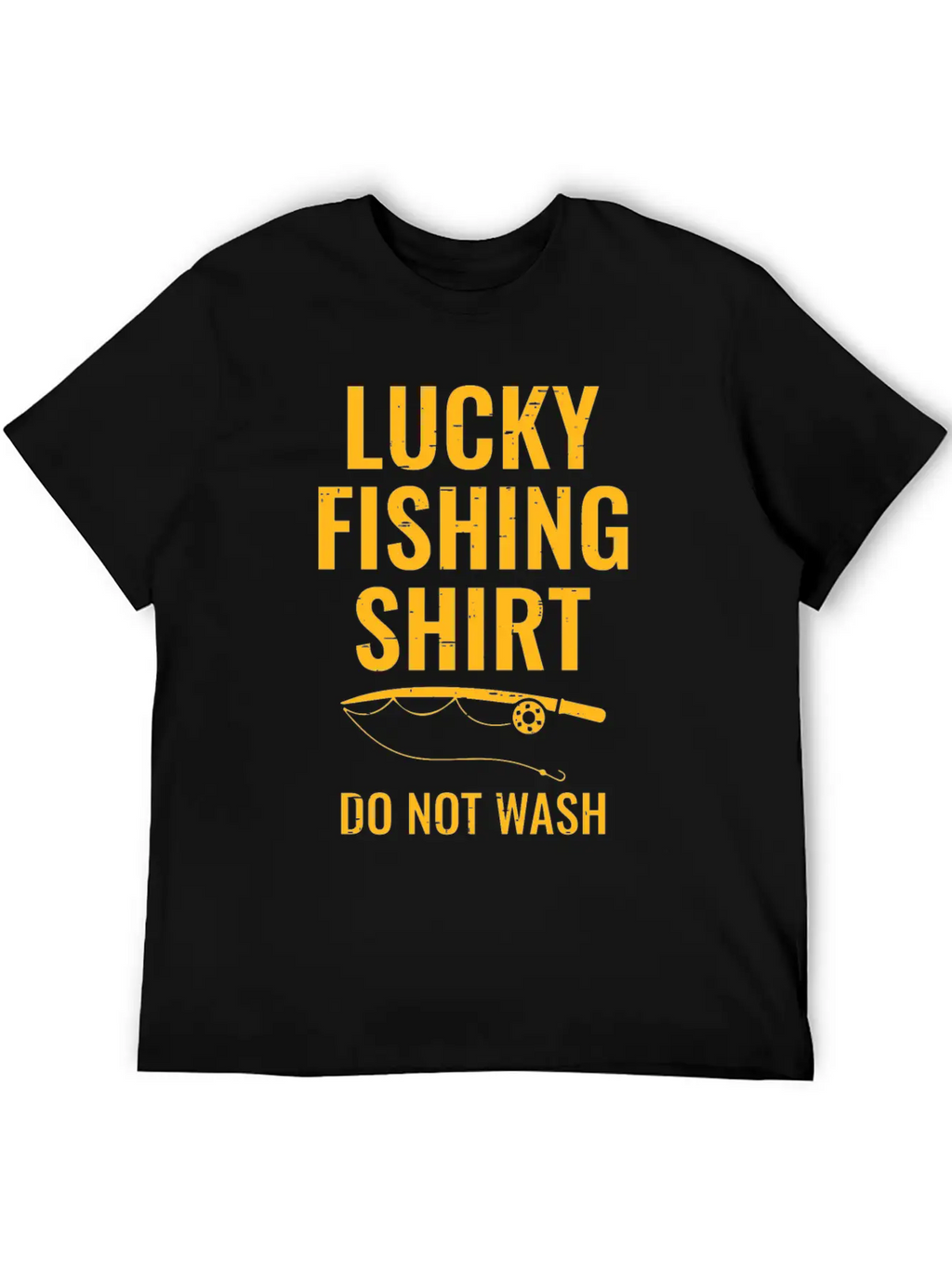Lucky Fishing Shirt For Fish Hunter And Fisherman Stylish Everyday T-Shirt – Unisex Basic Cotton Tee