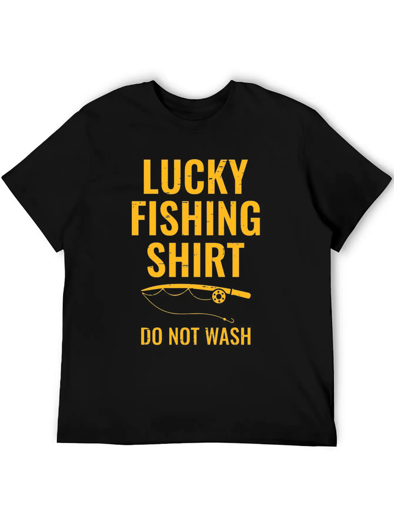 Lucky Fishing Shirt For Fish Hunter And Fisherman Stylish Everyday T-Shirt – Unisex Basic Cotton Tee