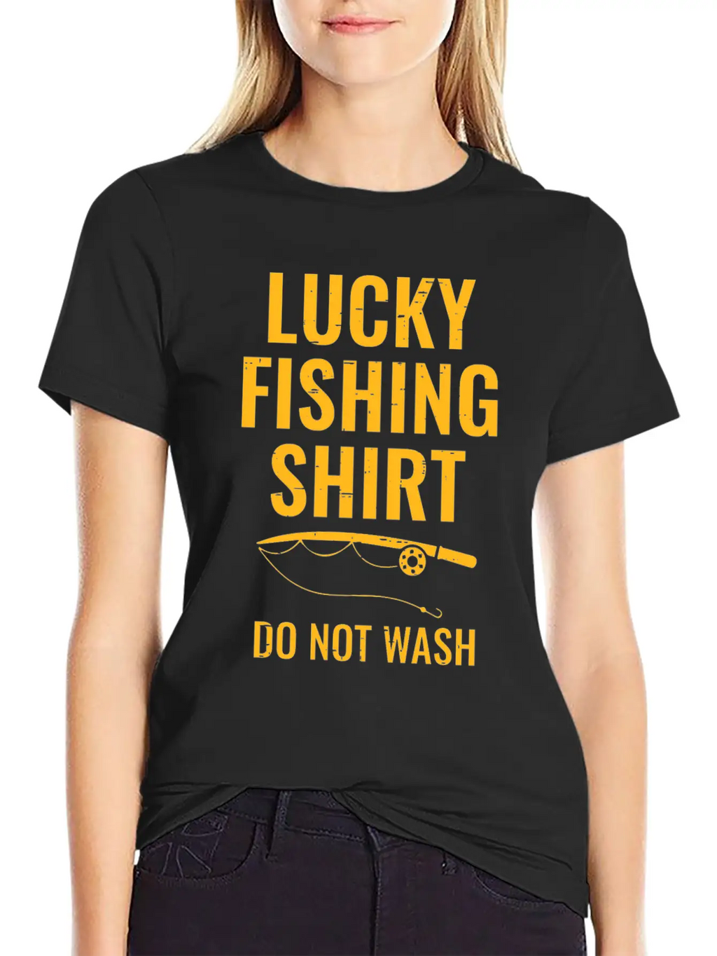 Lucky Fishing Shirt For Fish Hunter And Fisherman Stylish Everyday T-Shirt – Unisex Basic Cotton Tee